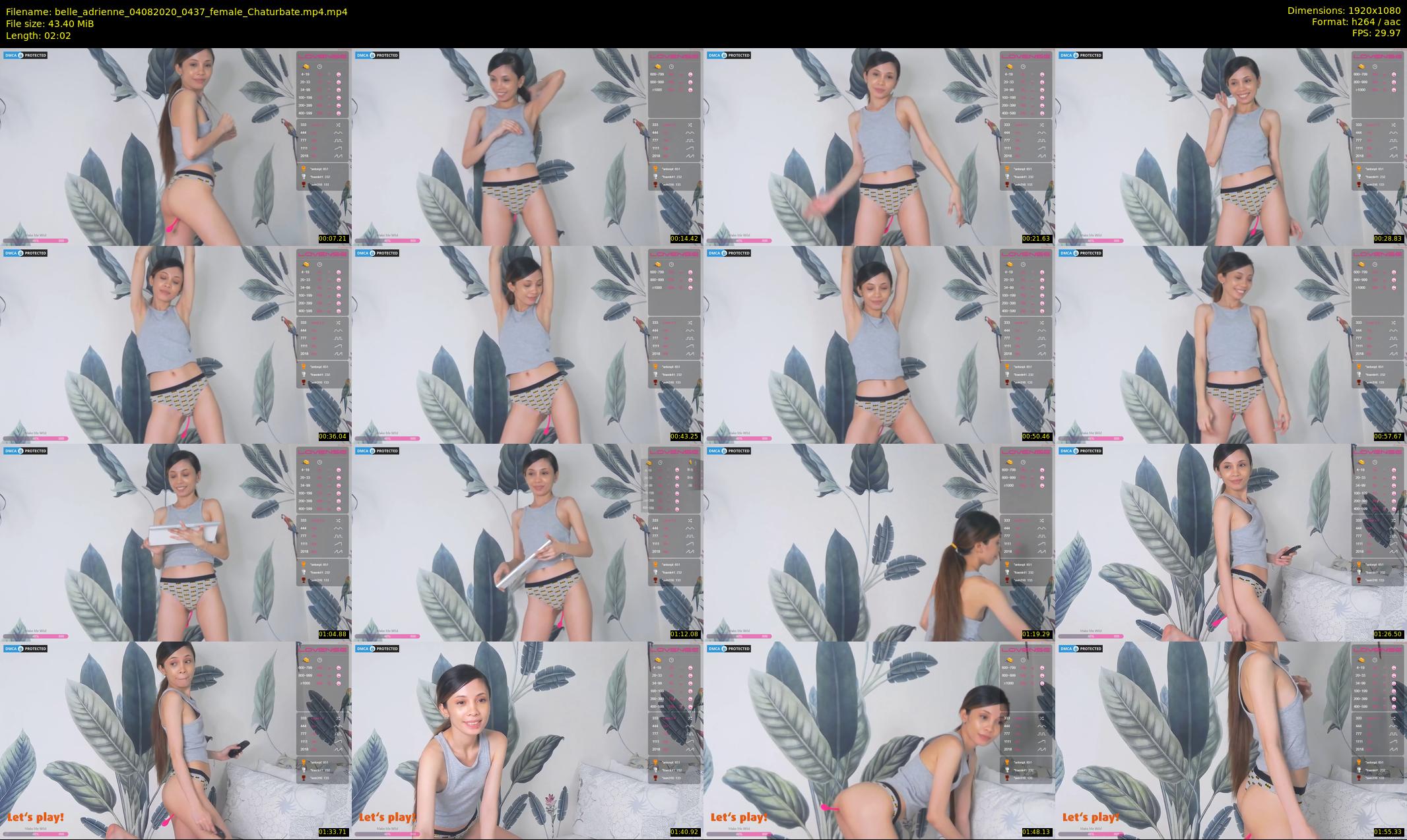 belle_adrienne — 3 minute Chaturbate couple cam show recording, 1080p, Aug 4, 2020