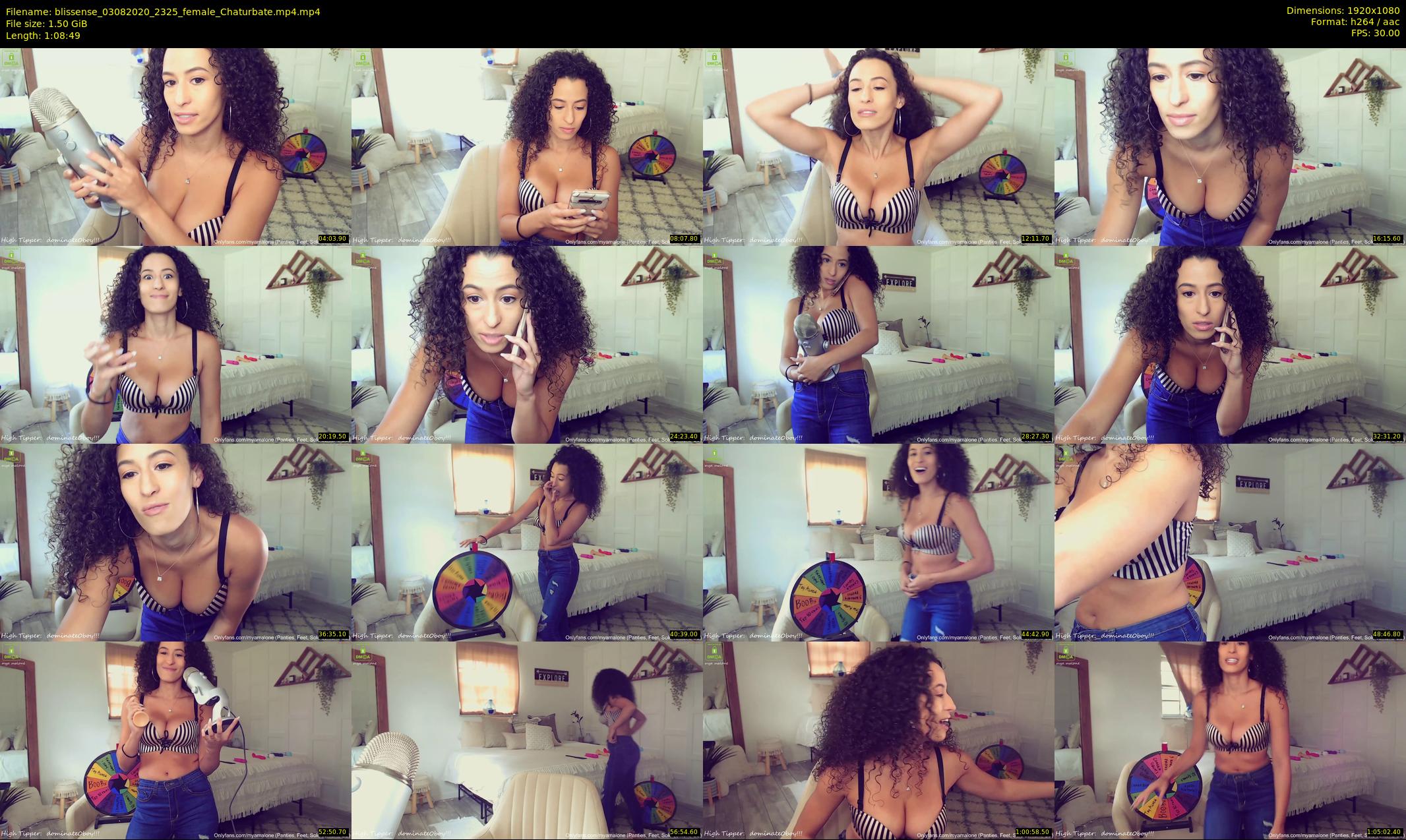 blissense — 69 minute Chaturbate female cam show recording, 1080p, Aug 3, 2020