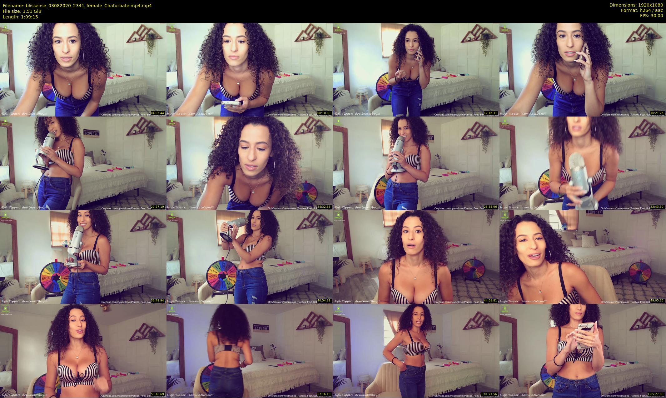 blissense — 70 minute Chaturbate female cam show recording, 1080p, Aug 3, 2020