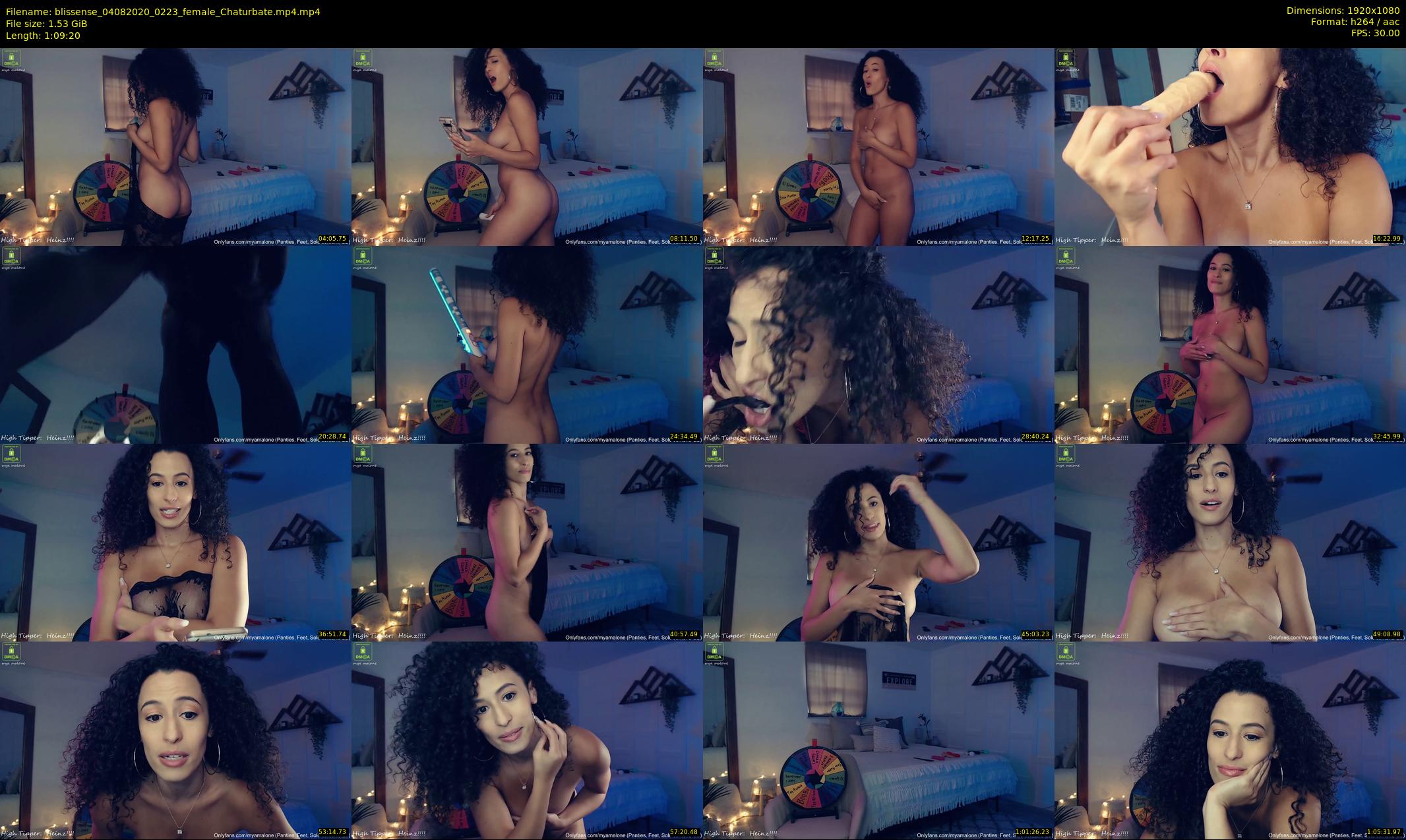 blissense — 70 minute Chaturbate female cam show recording, 1080p, Aug 4, 2020