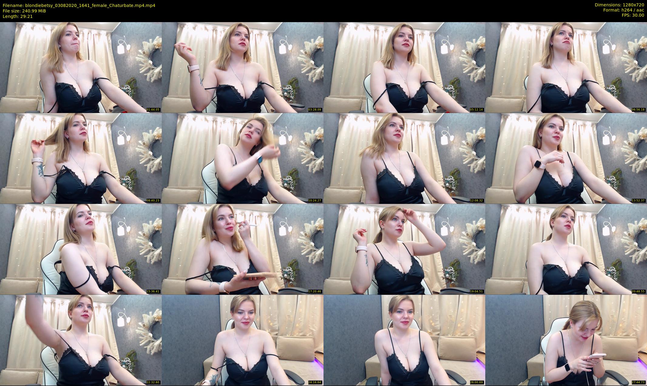 blondiebetsy — 30 minute Chaturbate female cam show recording, 720p, Aug 3, 2020