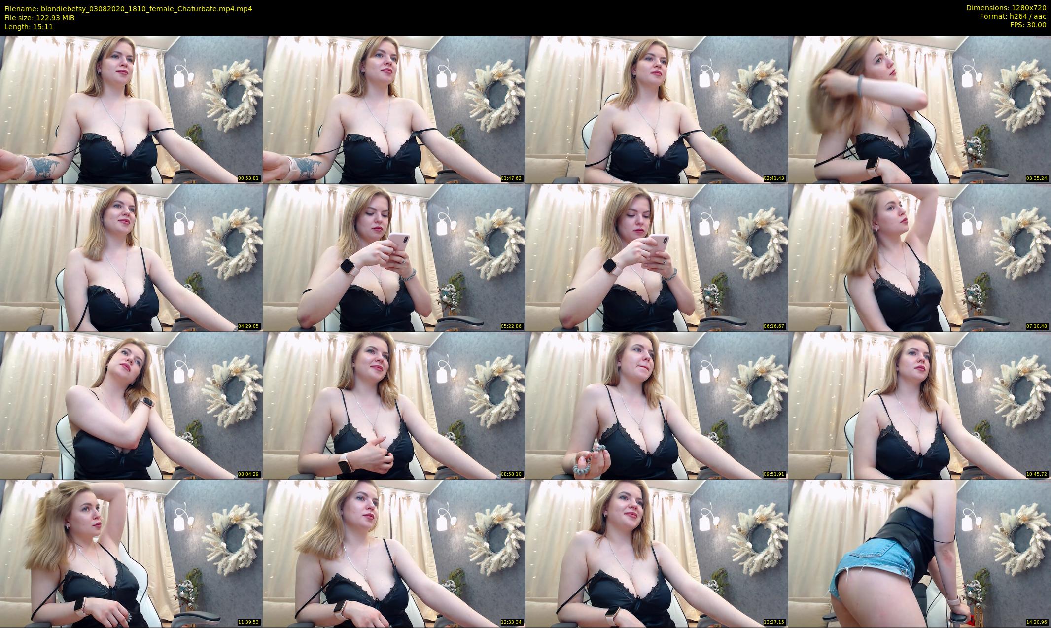 blondiebetsy — 16 minute Chaturbate female cam show recording, 720p, Aug 3, 2020