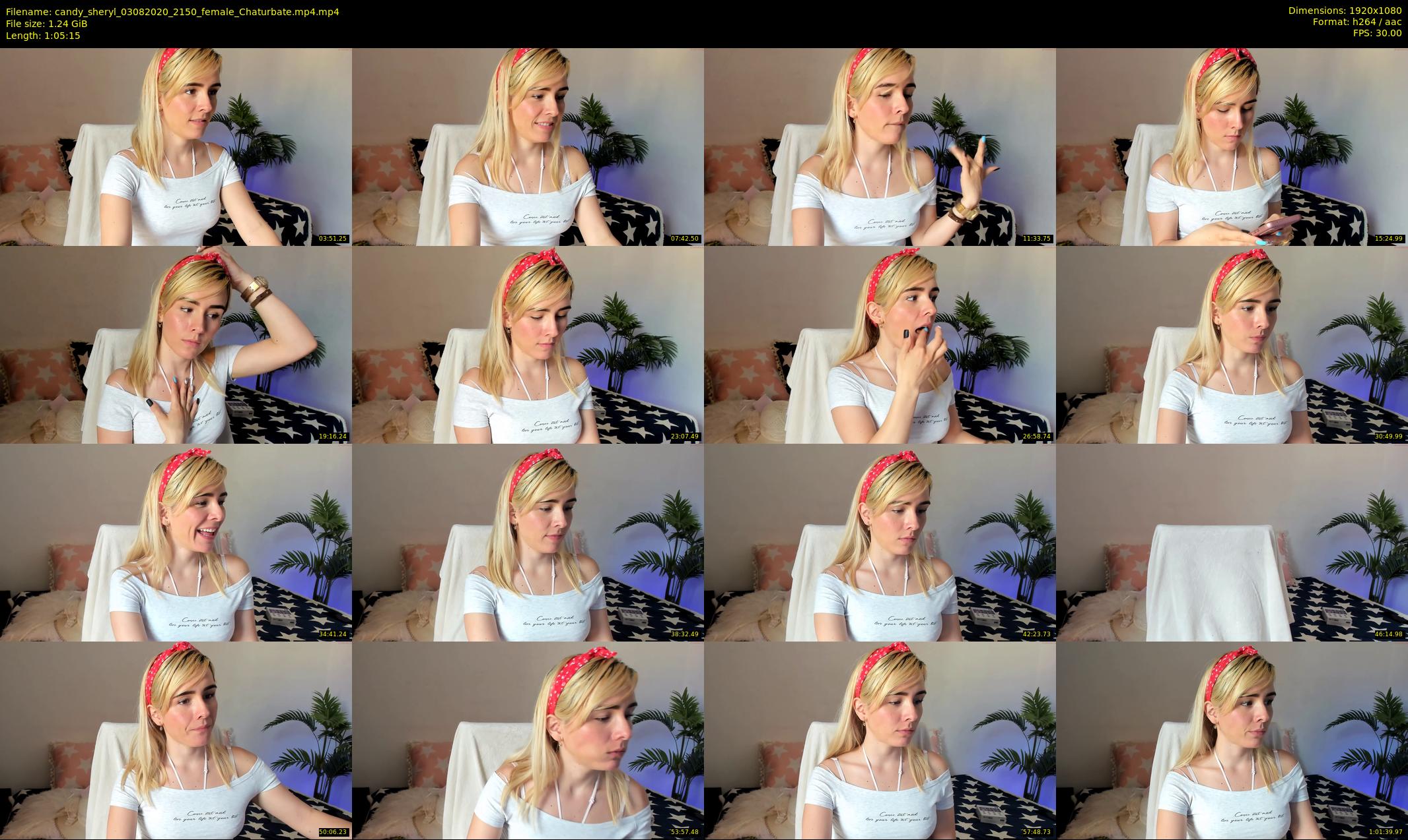 candy_sheryl — 66 minute Chaturbate female cam show recording, 1080p, Aug 3, 2020