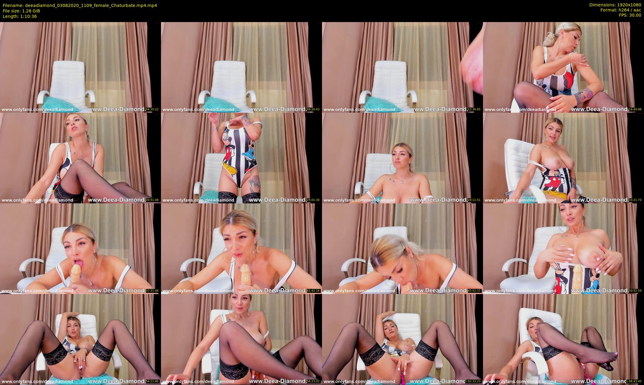 deeadiamond — 71 minute Chaturbate female cam show recording, 1080p, Aug 3, 2020