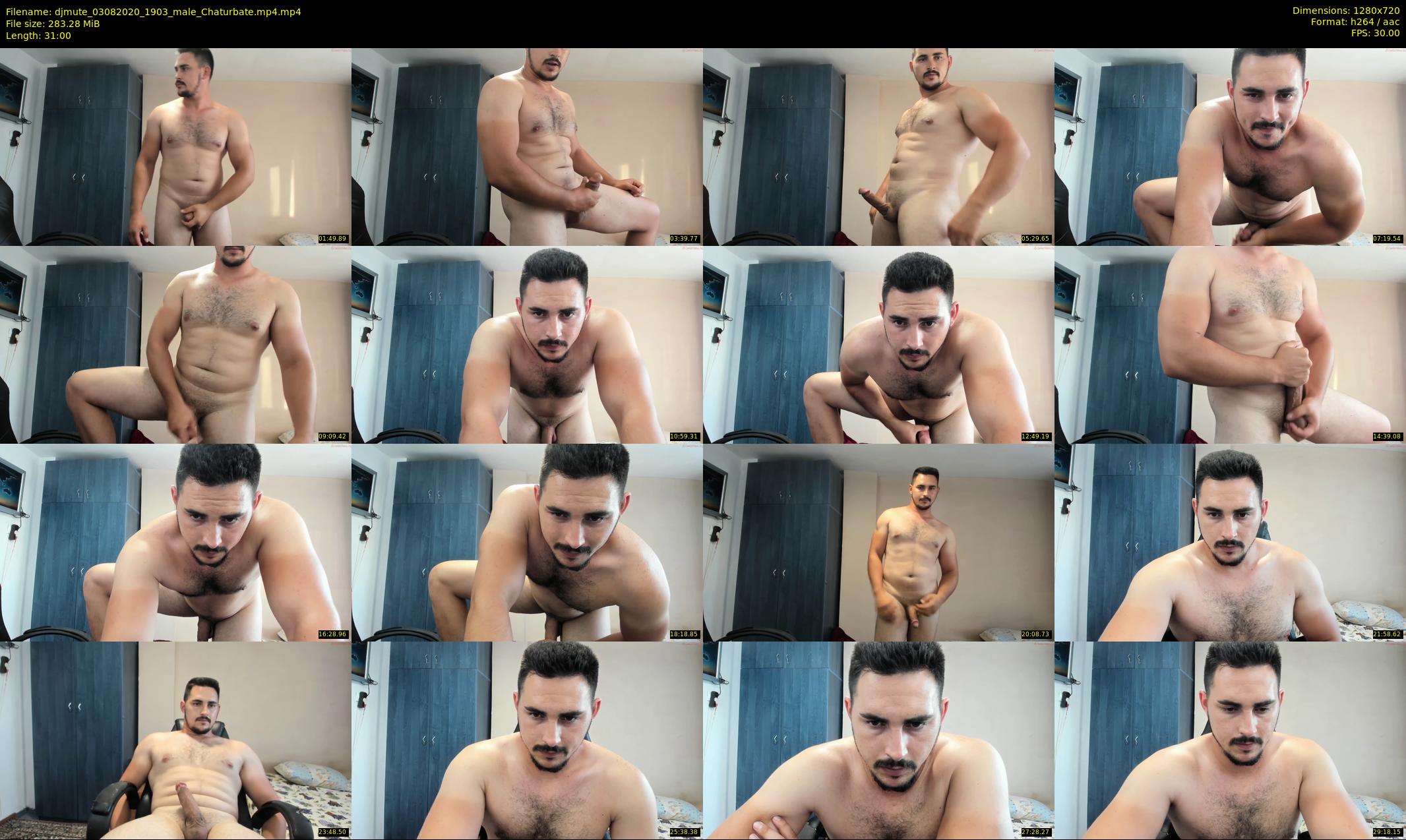 djmute — 31 minute Chaturbate male cam show recording, 720p, Aug 3, 2020