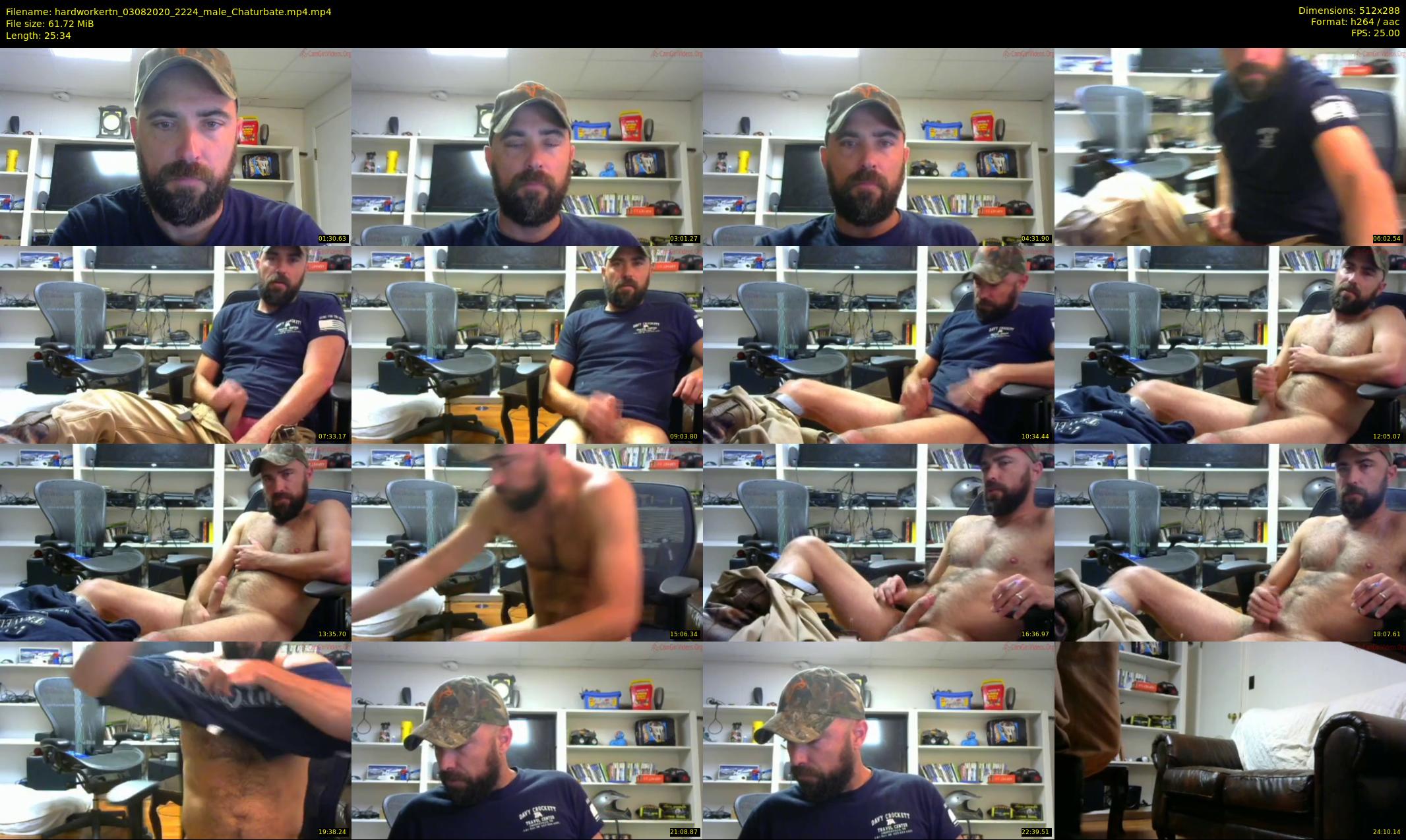 hardworkertn — 26 minute Chaturbate male cam show recording, SD, Aug 3, 2020