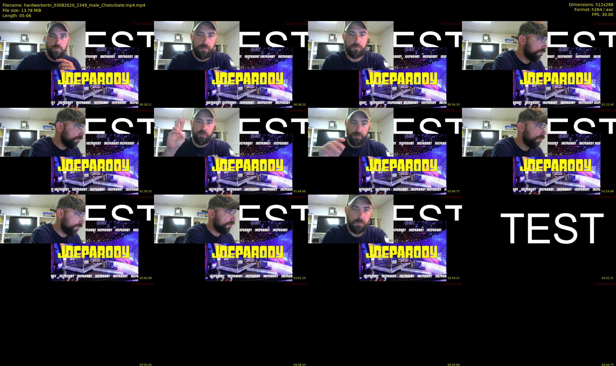 hardworkertn — 6 minute Chaturbate male cam show recording, SD, Aug 3, 2020