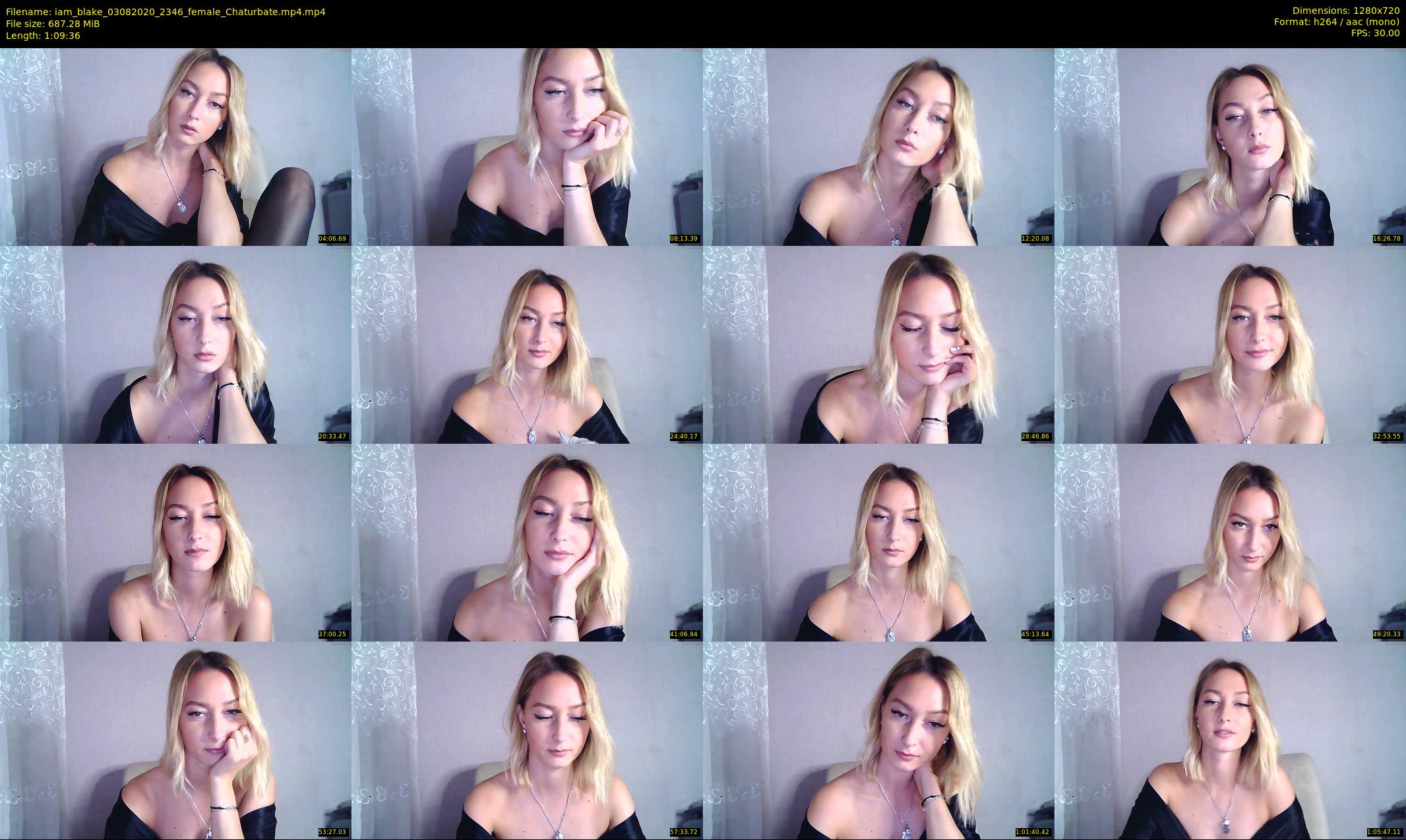 iam_blake — 70 minute Chaturbate female cam show recording, 720p, Aug 3, 2020
