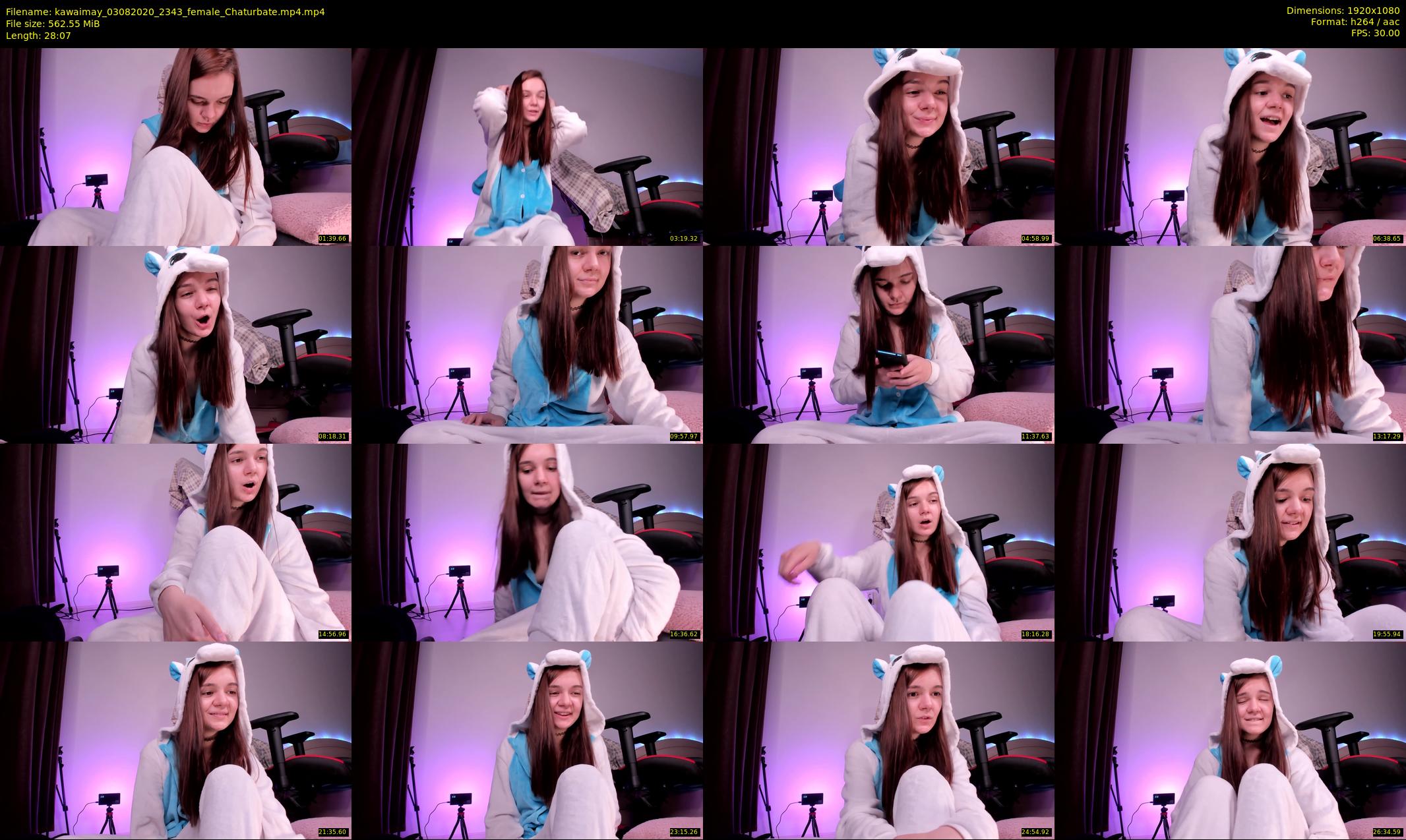 kawaimay — 29 minute Chaturbate female cam show recording, 1080p, Aug 3, 2020