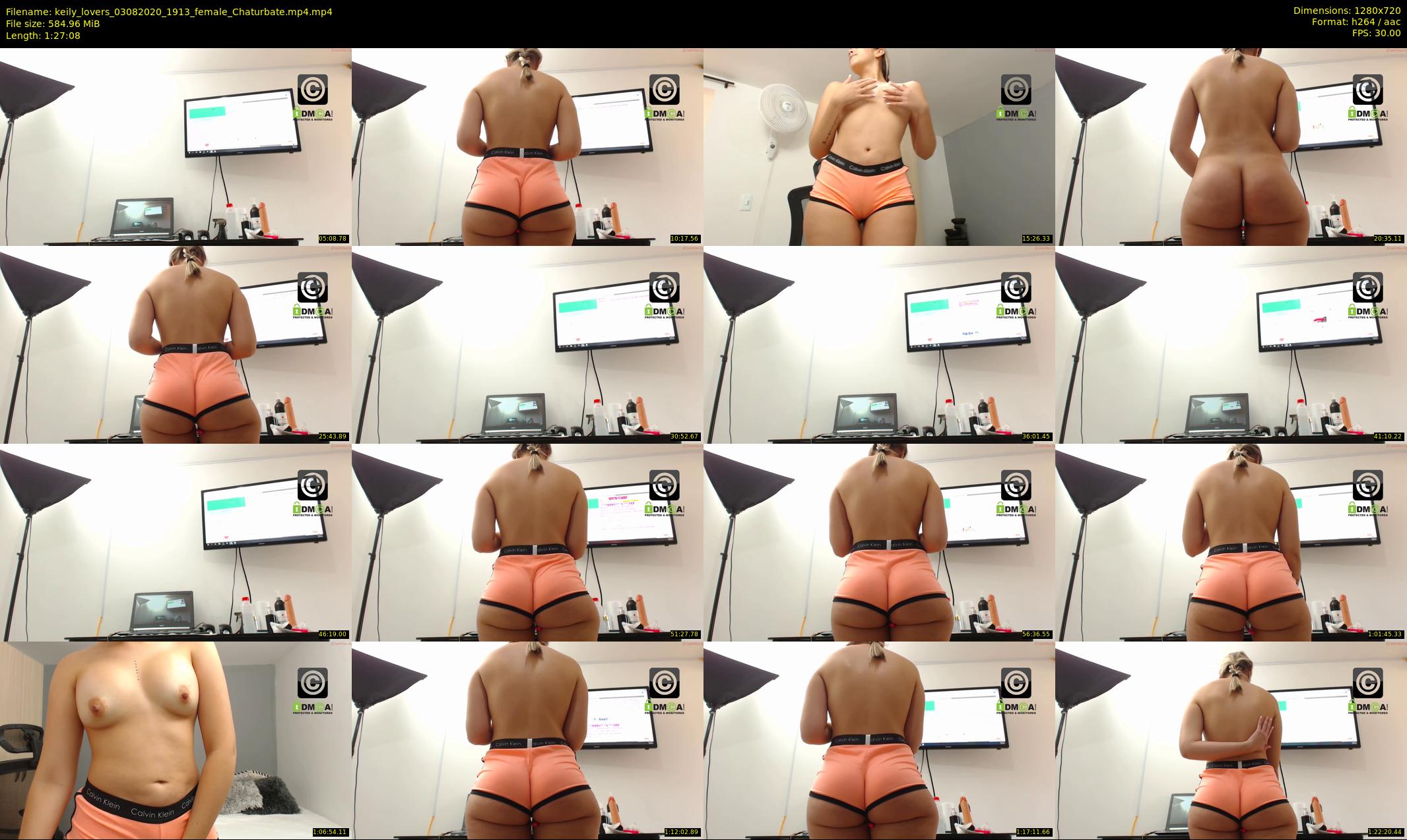 keily_lovers — 88 minute Chaturbate female cam show recording, 720p, Aug 3, 2020
