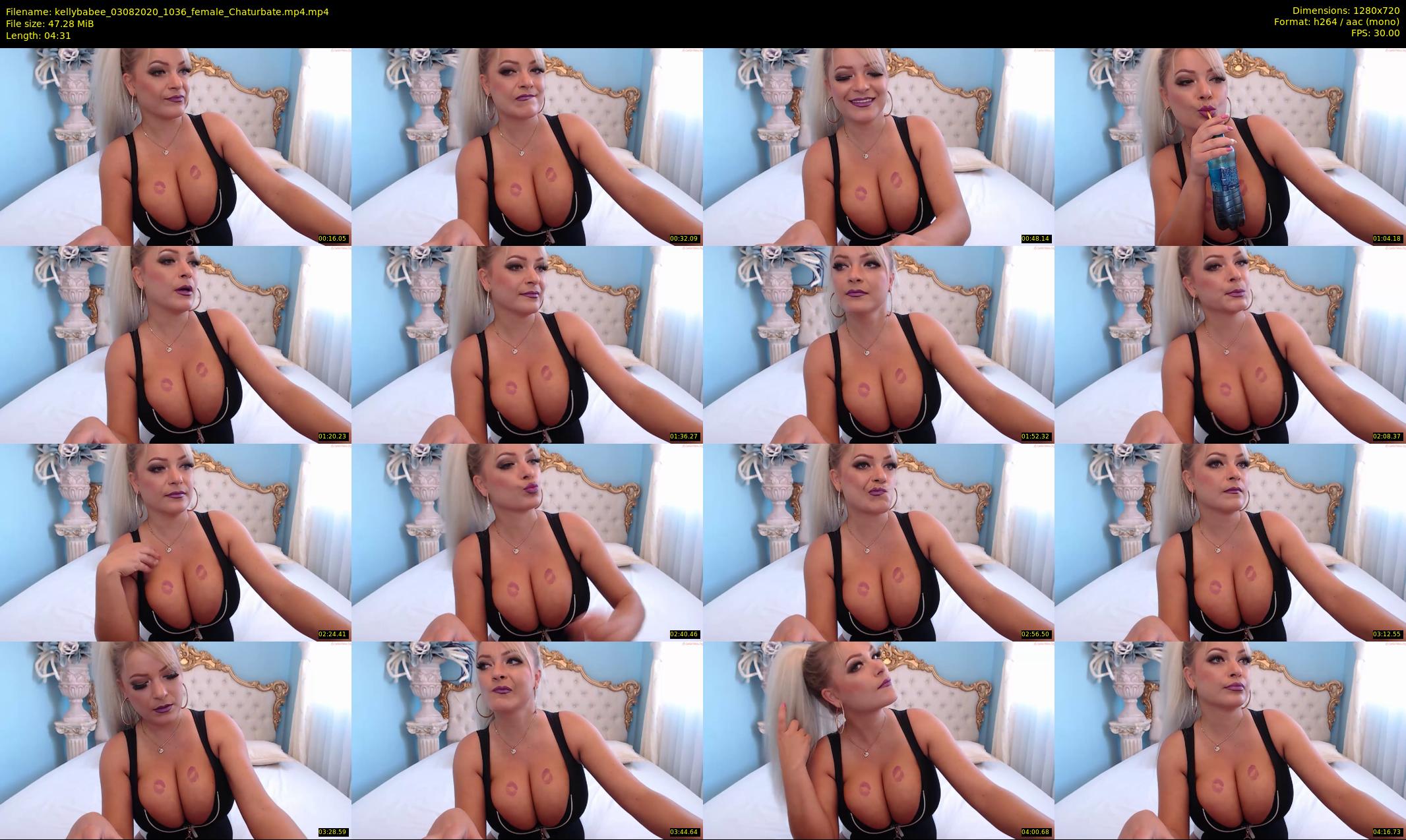 kellybabee — 5 minute Chaturbate female cam show recording, 720p, Aug 3, 2020