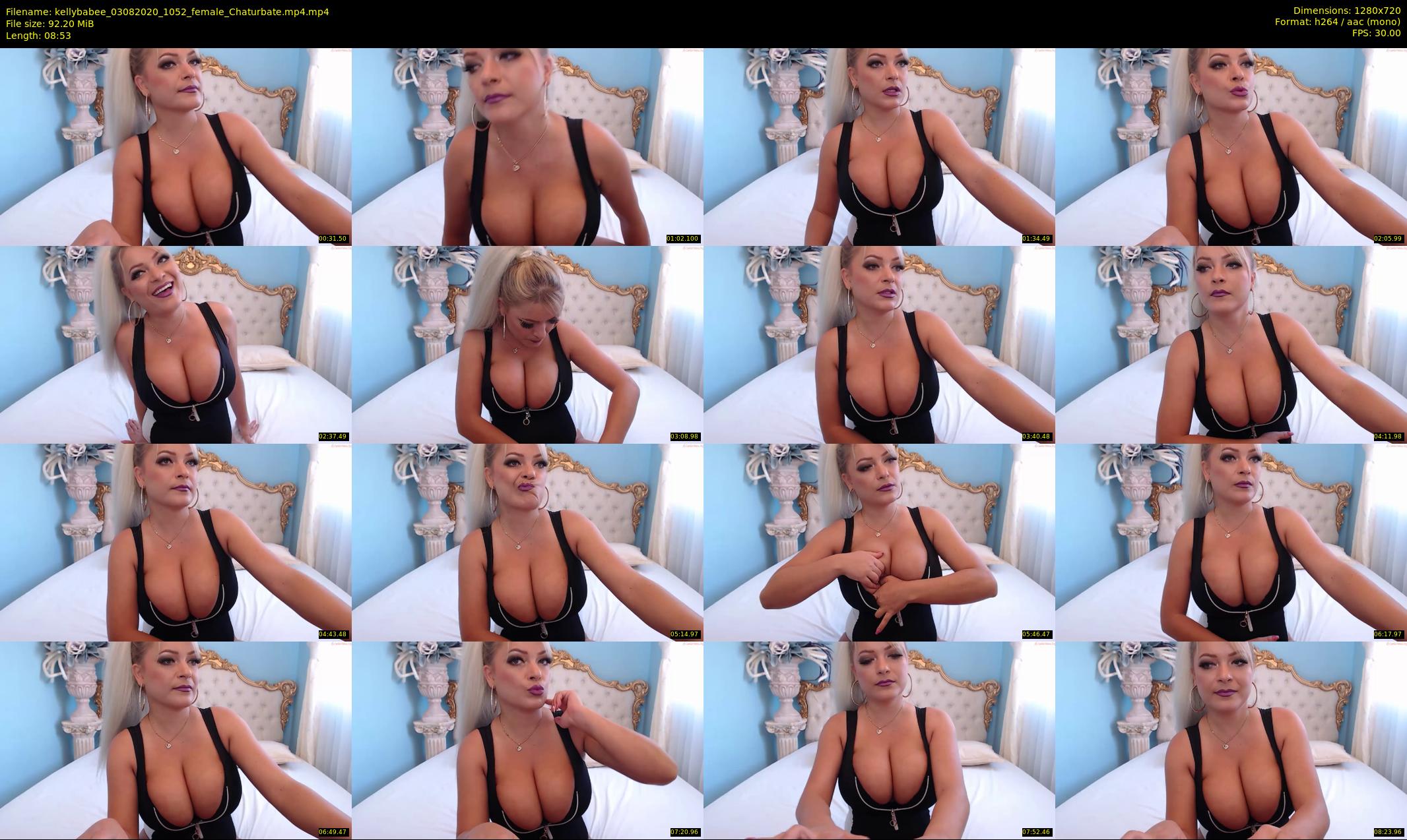 kellybabee — 9 minute Chaturbate female cam show recording, 720p, Aug 3, 2020