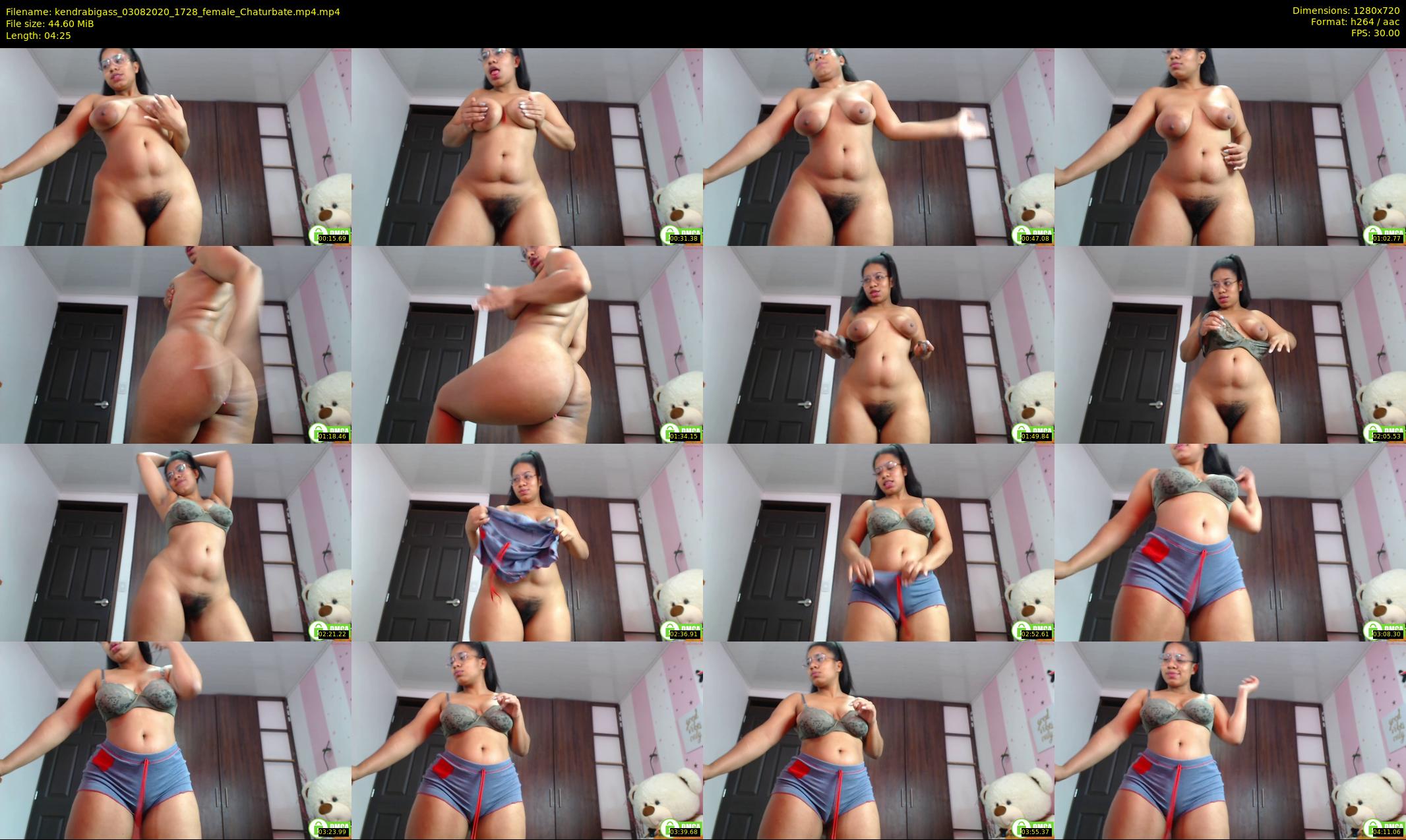 kendrabigass — 5 minute Chaturbate female cam show recording, 720p, Aug 3, 2020
