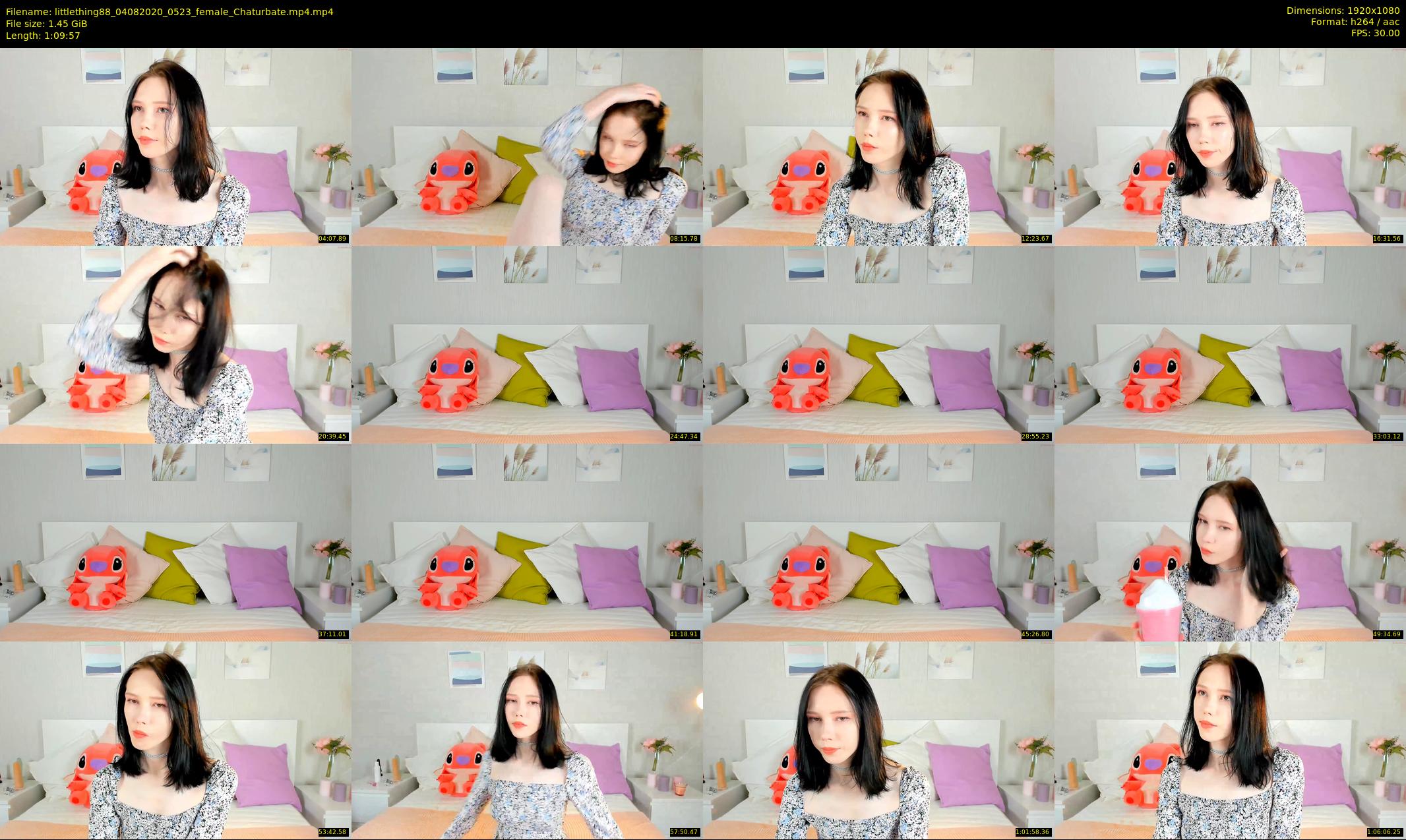 littlething88 — 70 minute Chaturbate female cam show recording, 1080p, Aug 4, 2020