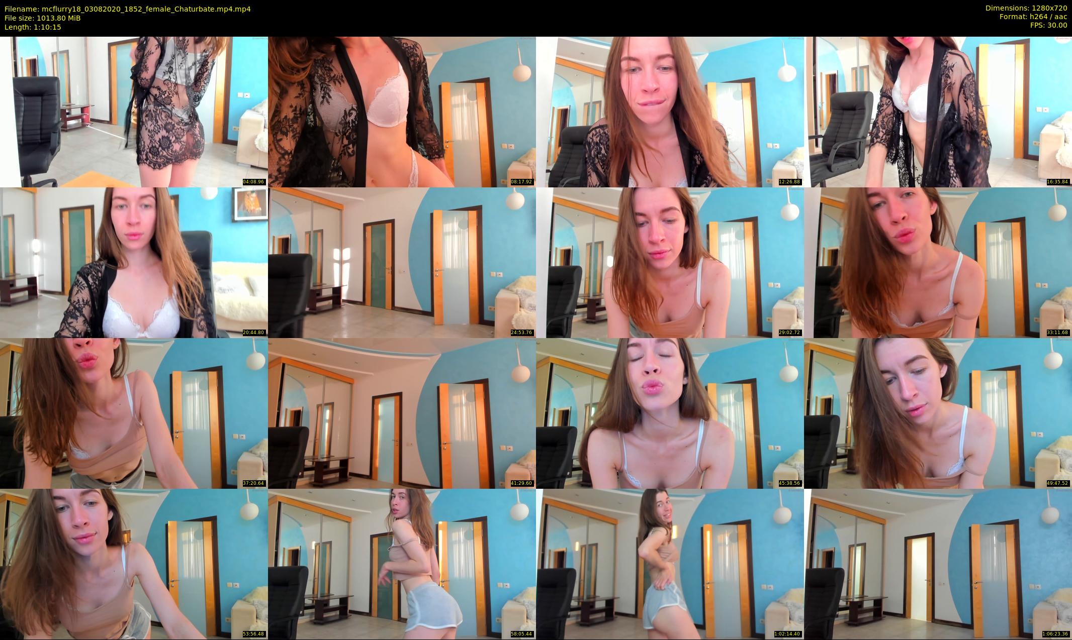 mcflurry18 — 71 minute Chaturbate female cam show recording, 720p, Aug 3, 2020