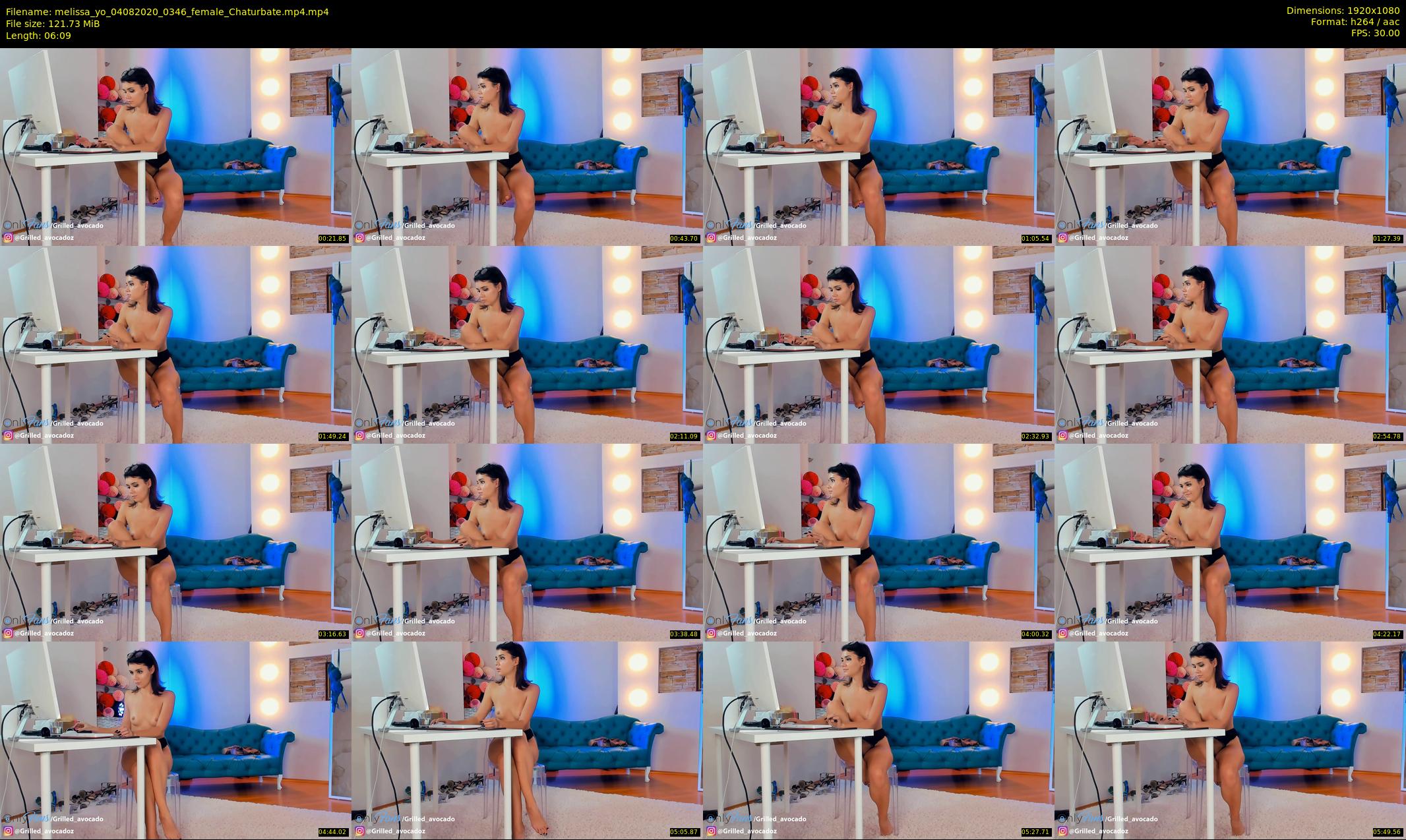 melissa_yo — 7 minute Chaturbate female cam show recording, 1080p, Aug 4, 2020
