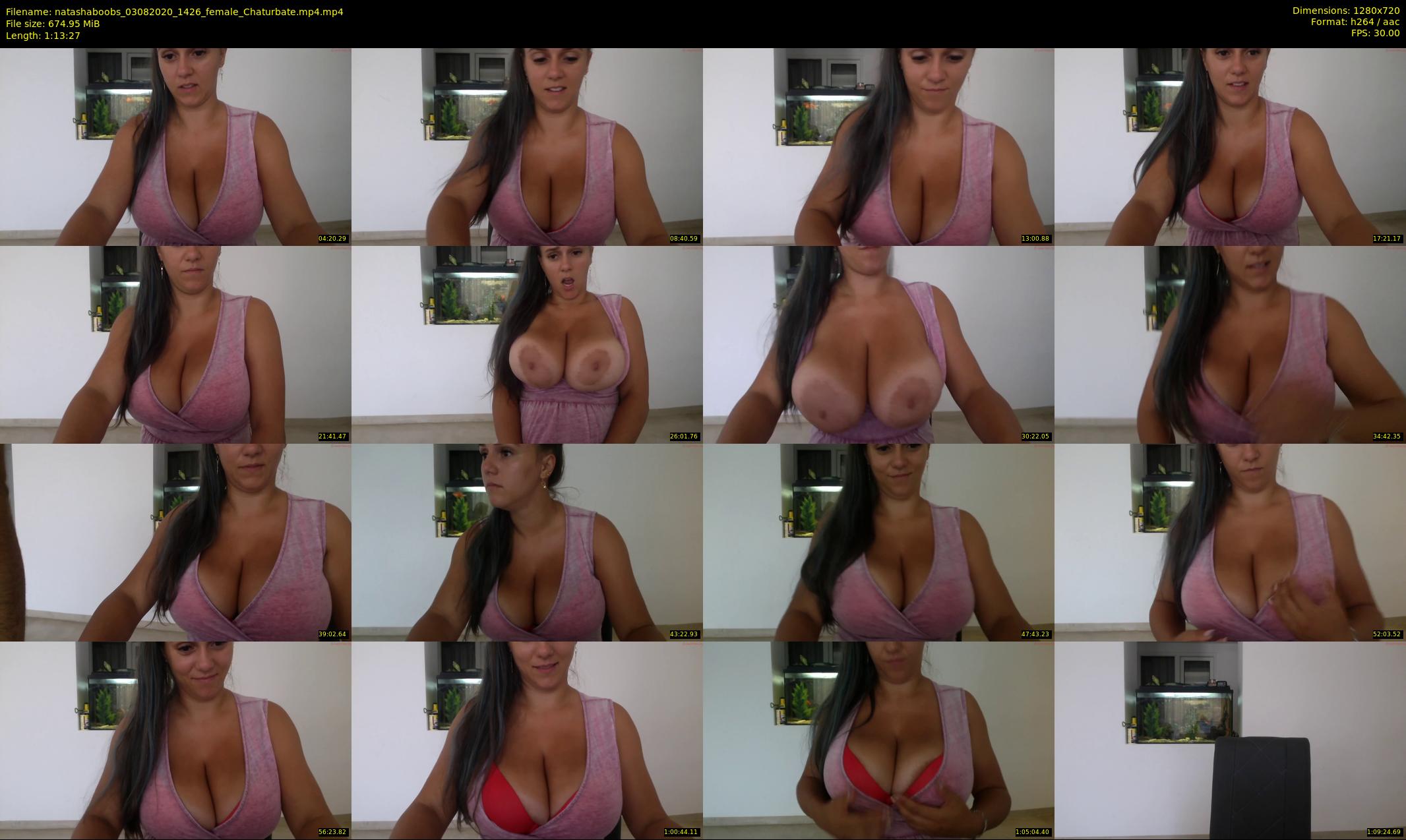 natashaboobs — 74 minute Chaturbate female cam show recording, 720p, Aug 3, 2020