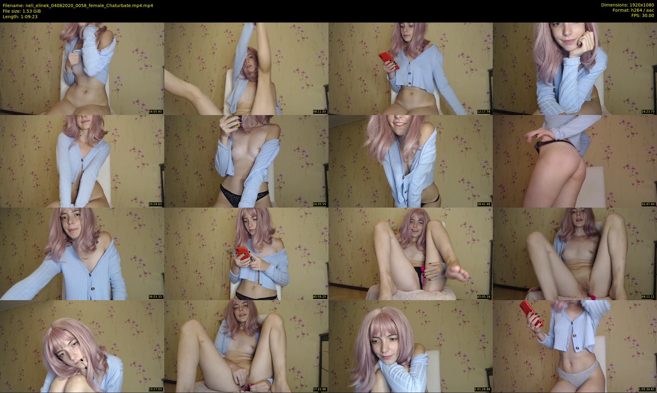 neli_elinek — 70 minute Chaturbate female cam show recording, 1080p, Aug 4, 2020