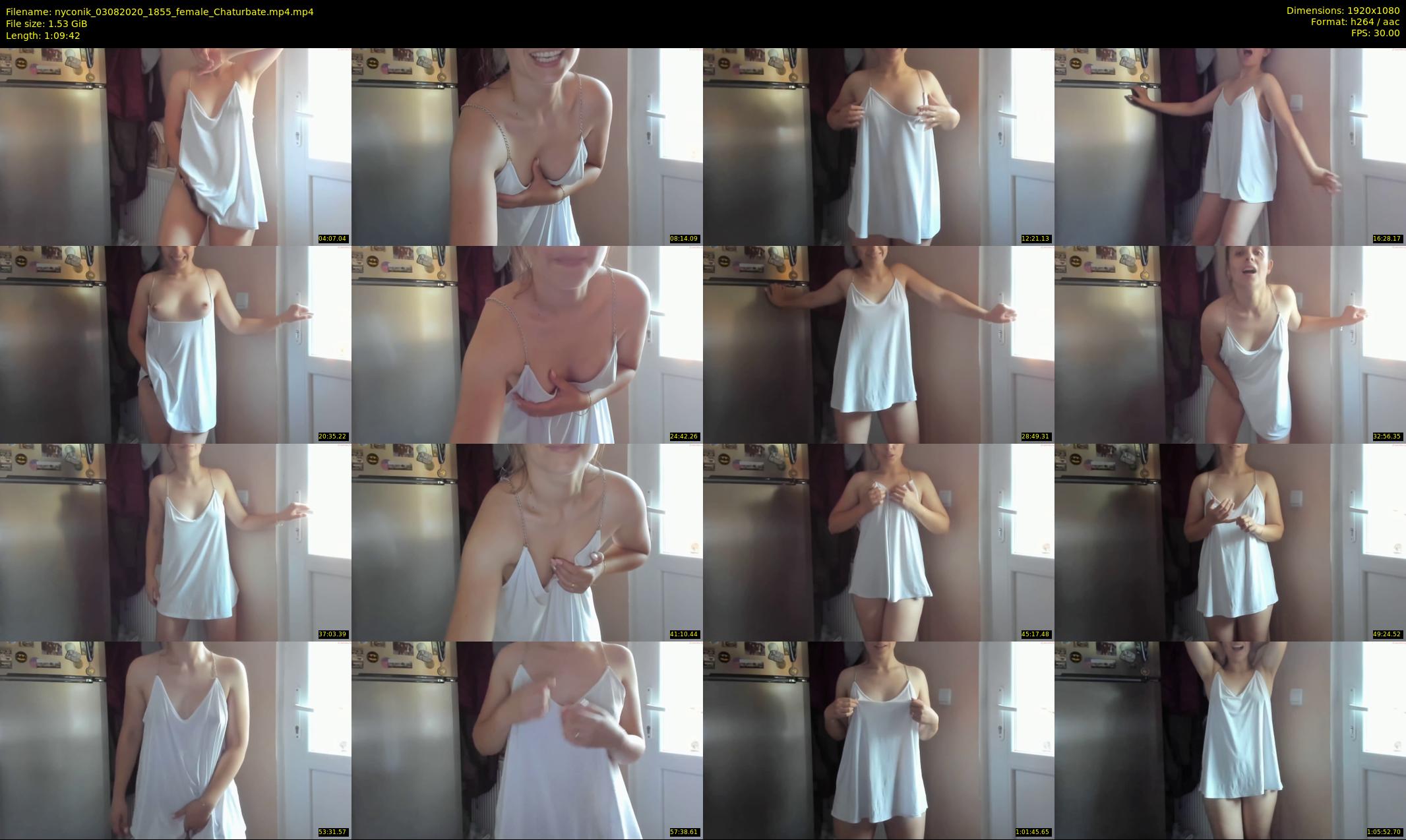 nyconik — 70 minute Chaturbate female cam show recording, 1080p, Aug 3, 2020