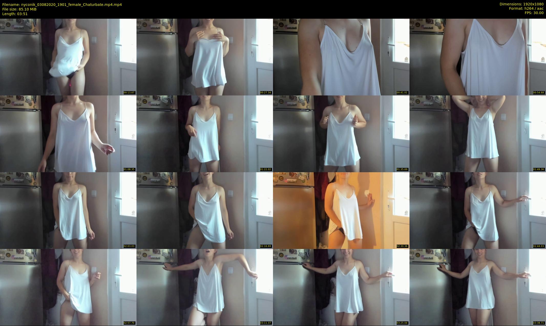 nyconik — 4 minute Chaturbate female cam show recording, 1080p, Aug 3, 2020