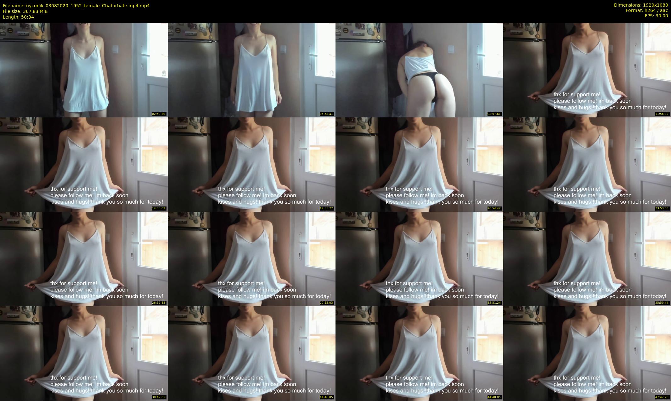 nyconik — 51 minute Chaturbate female cam show recording, 1080p, Aug 3, 2020
