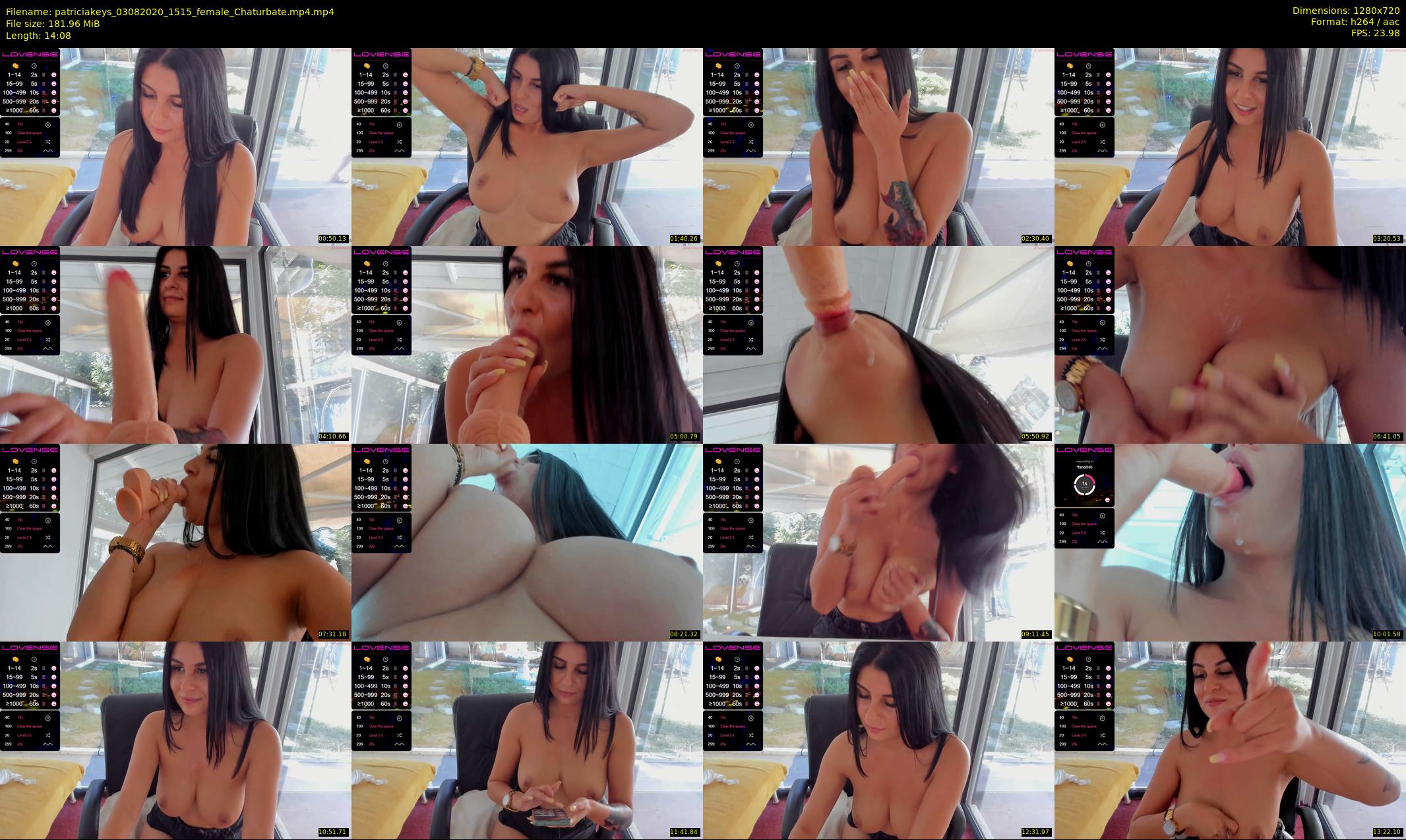 patriciakeys — 15 minute Chaturbate female cam show recording, 720p, Aug 3, 2020