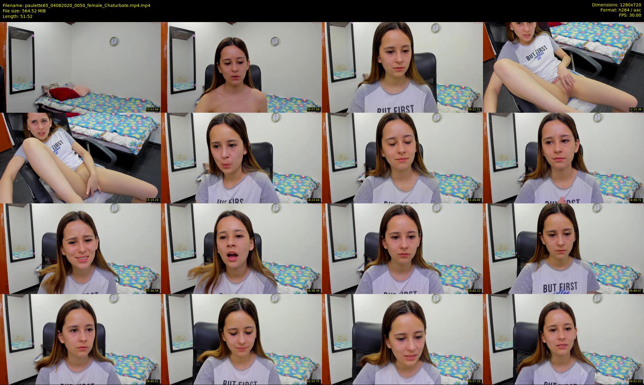 paulette65 — 52 minute Chaturbate female cam show recording, 720p, Aug 4, 2020