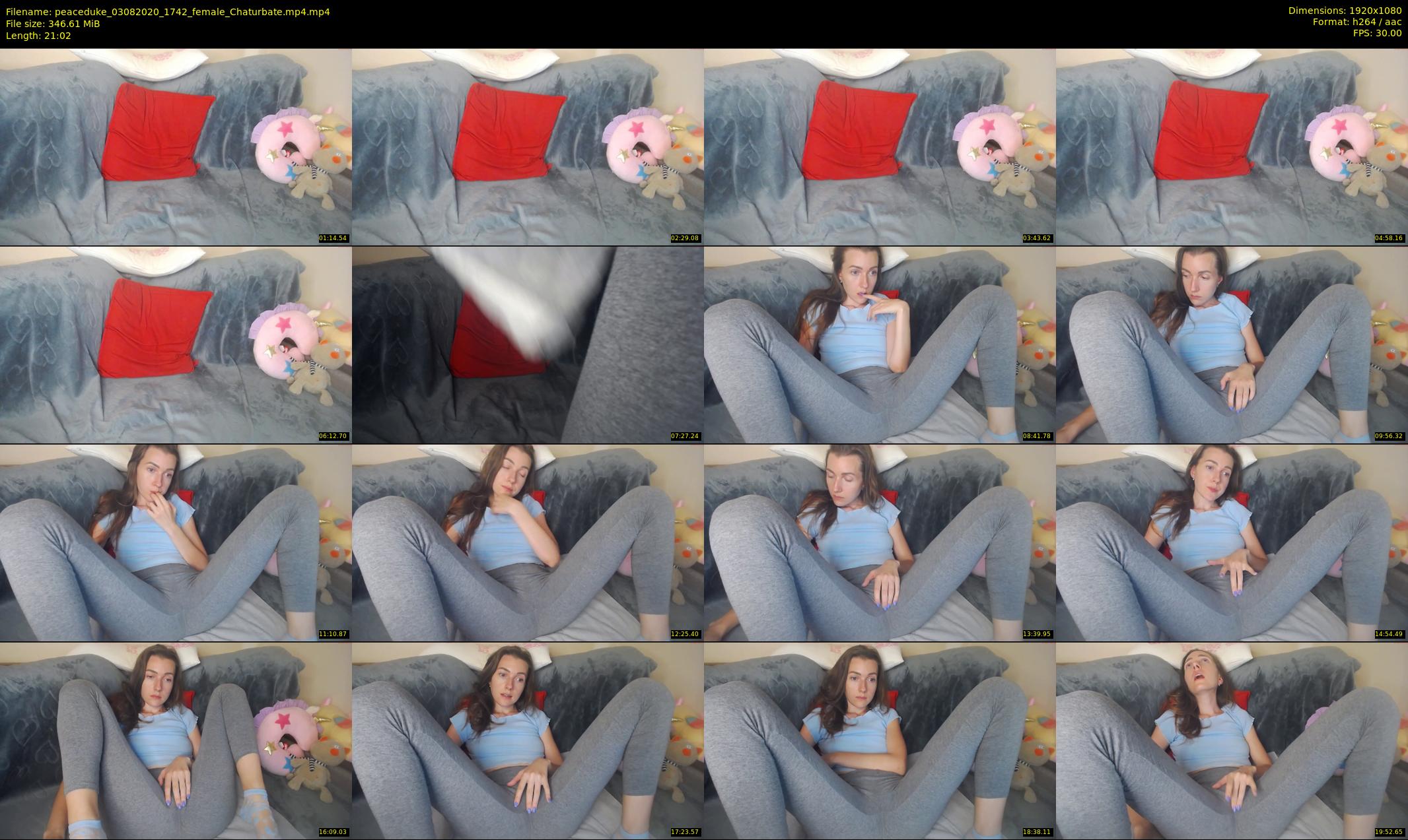 peaceduke — 22 minute Chaturbate female cam show recording, 1080p, Aug 3, 2020
