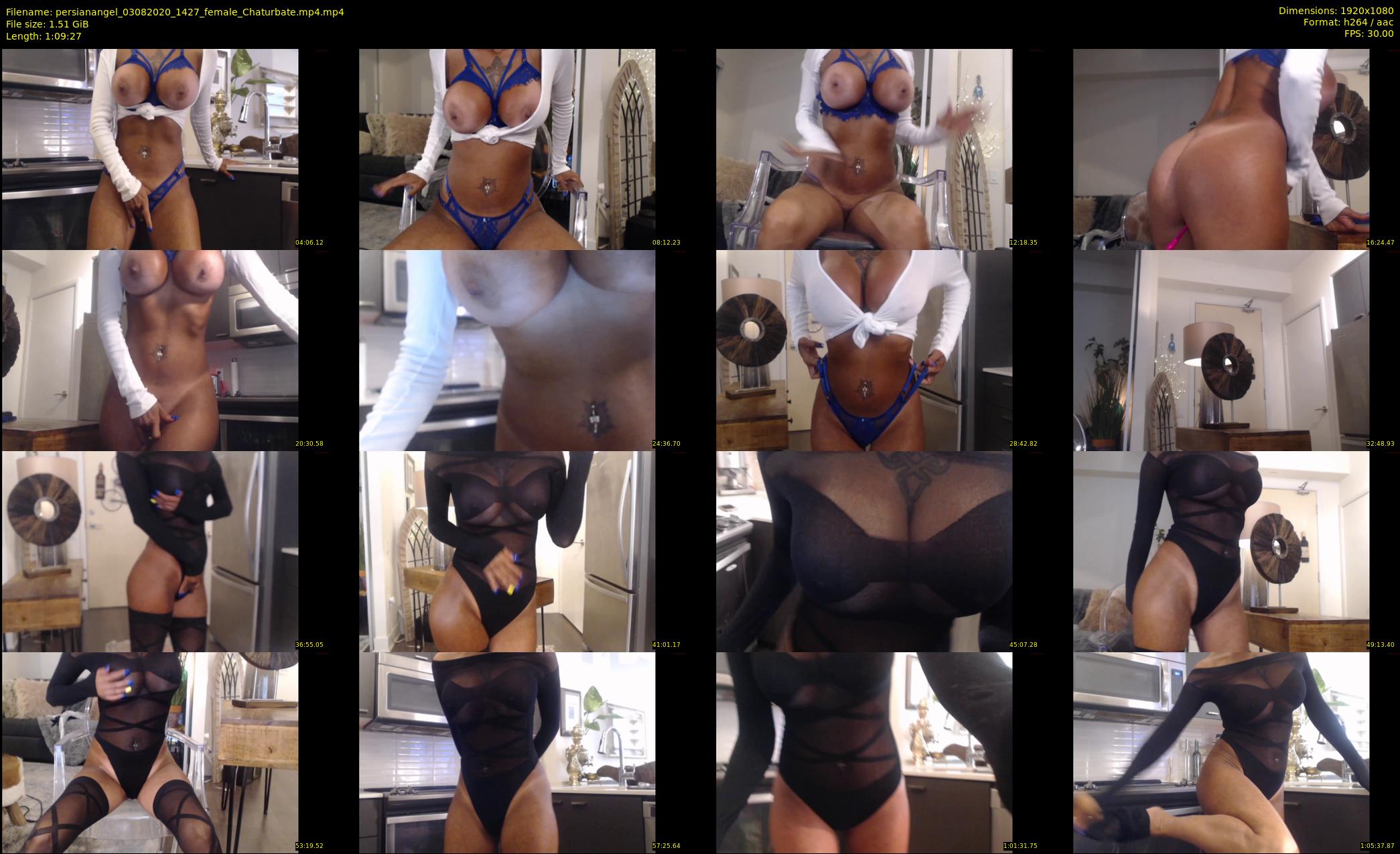 persianangel — 70 minute Chaturbate female cam show recording, 1080p, Aug 3, 2020