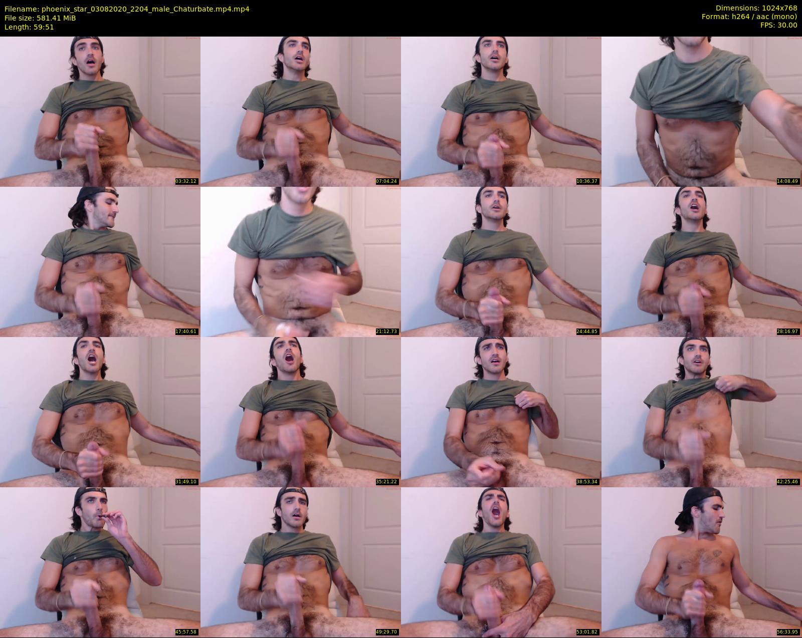 phoenix_star — 60 minute Chaturbate male cam show recording, 720p, Aug 3, 2020