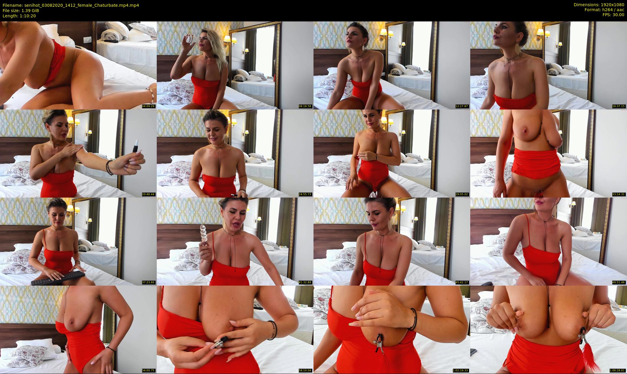 senihot — 71 minute Chaturbate female cam show recording, 1080p, Aug 3, 2020