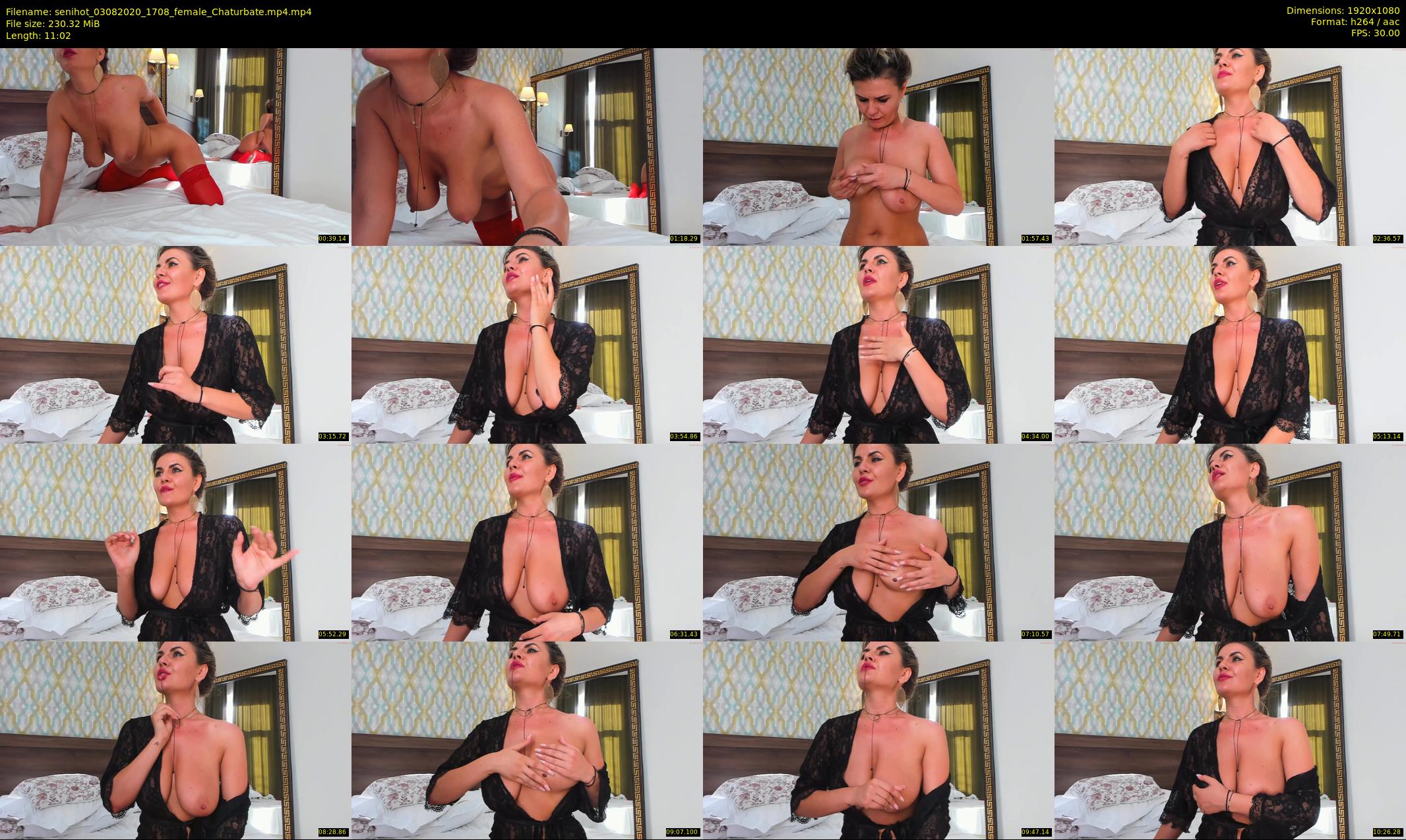 senihot — 12 minute Chaturbate female cam show recording, 1080p, Aug 3, 2020