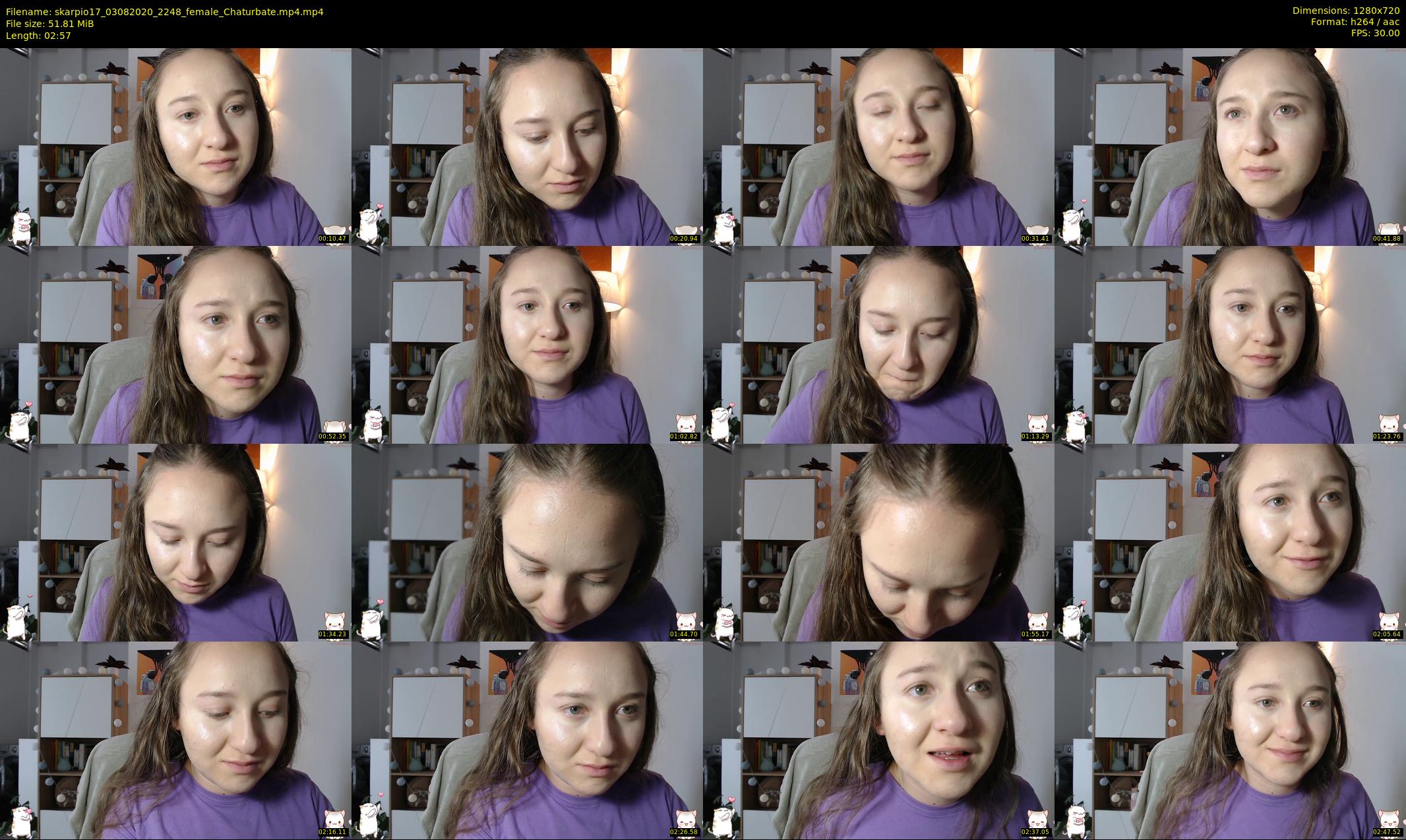 skarpio17 — 3 minute Chaturbate female cam show recording, 720p, Aug 3, 2020