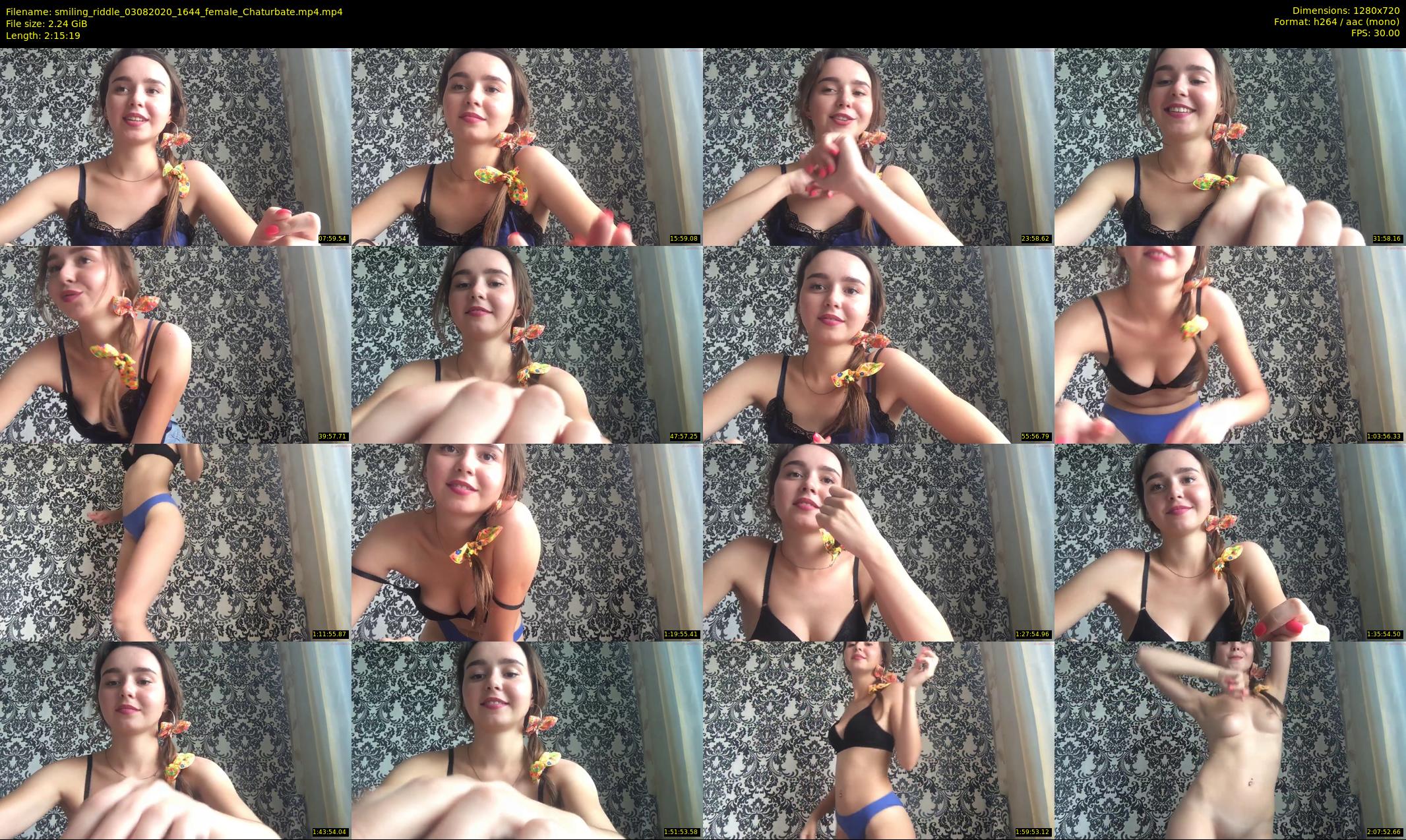 smiling_riddle — 136 minute Chaturbate female cam show recording, 720p, Aug 3, 2020