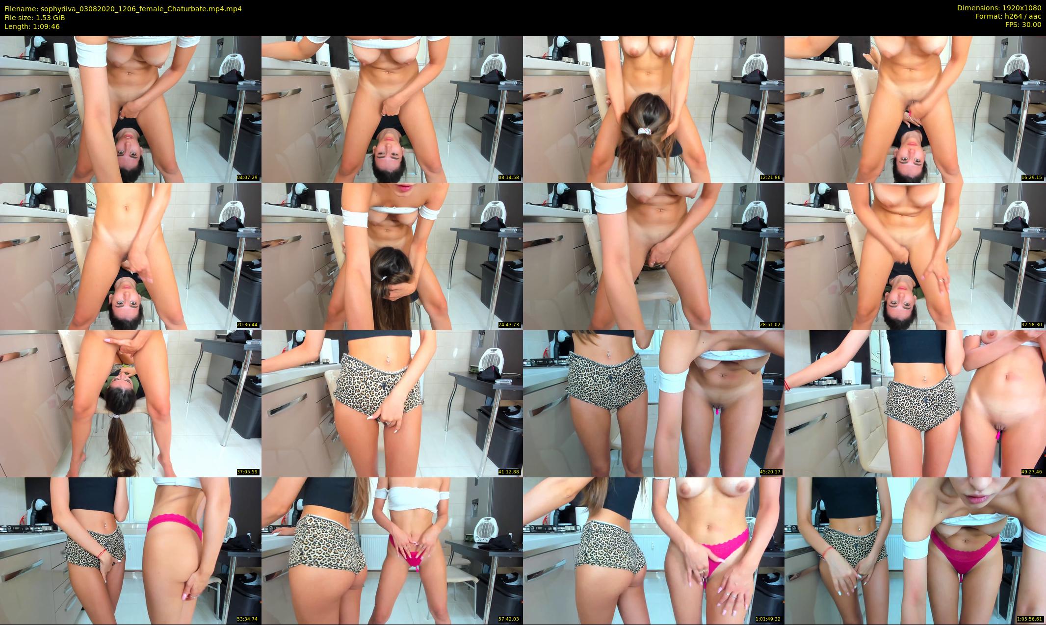 sophydiva — 70 minute Chaturbate female cam show recording, 1080p, Aug 3, 2020
