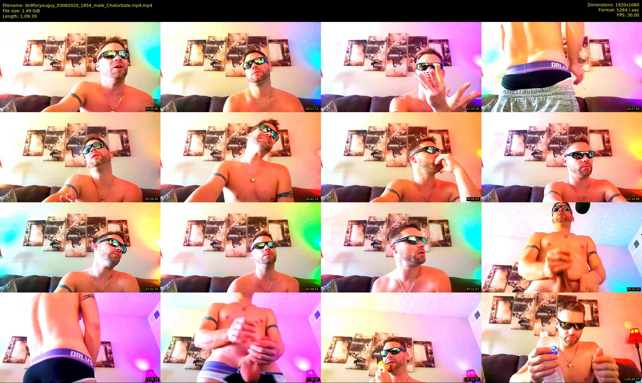 str8foryouguy — 70 minute Chaturbate male cam show recording, 1080p, Aug 3, 2020