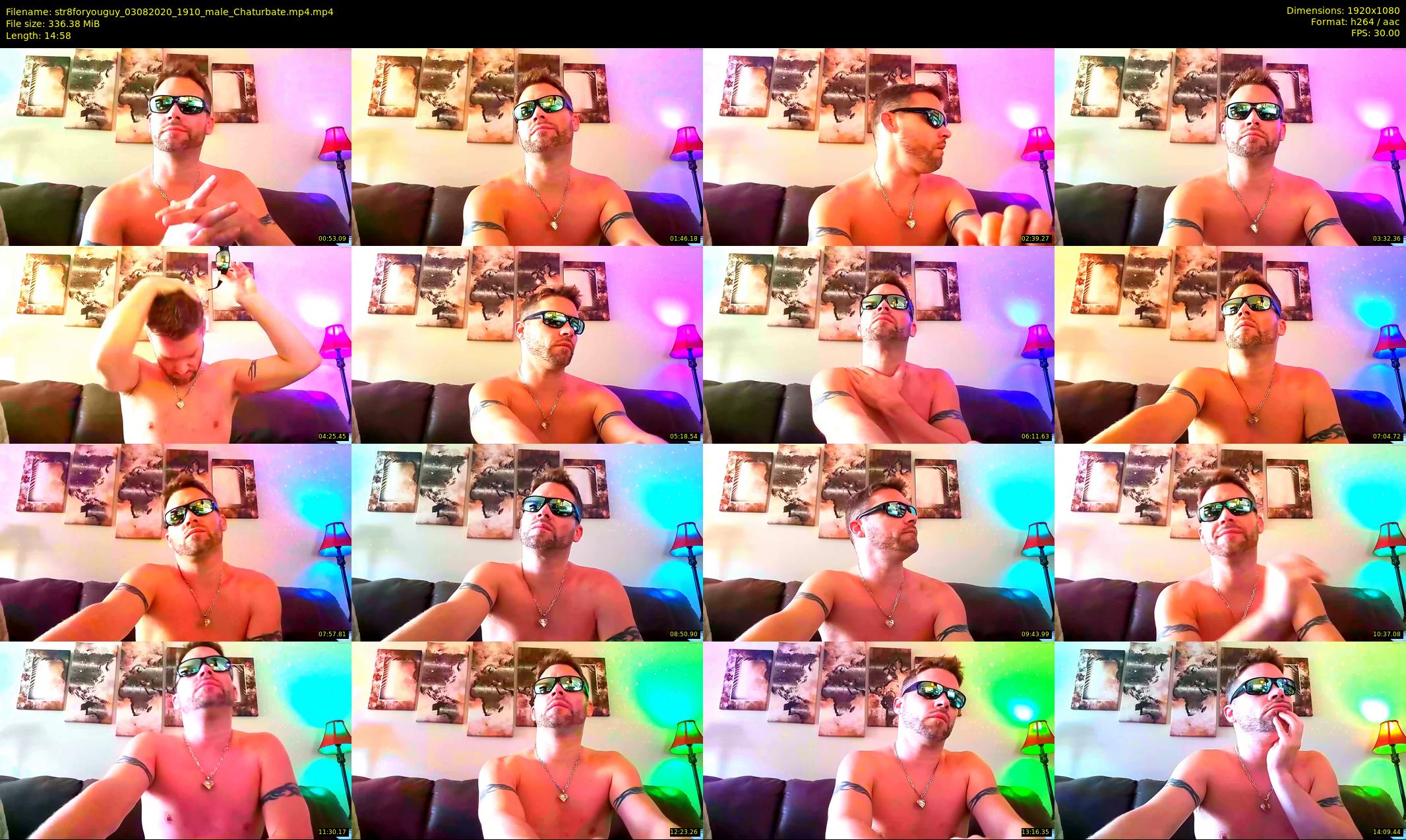 str8foryouguy — 15 minute Chaturbate male cam show recording, 1080p, Aug 3, 2020