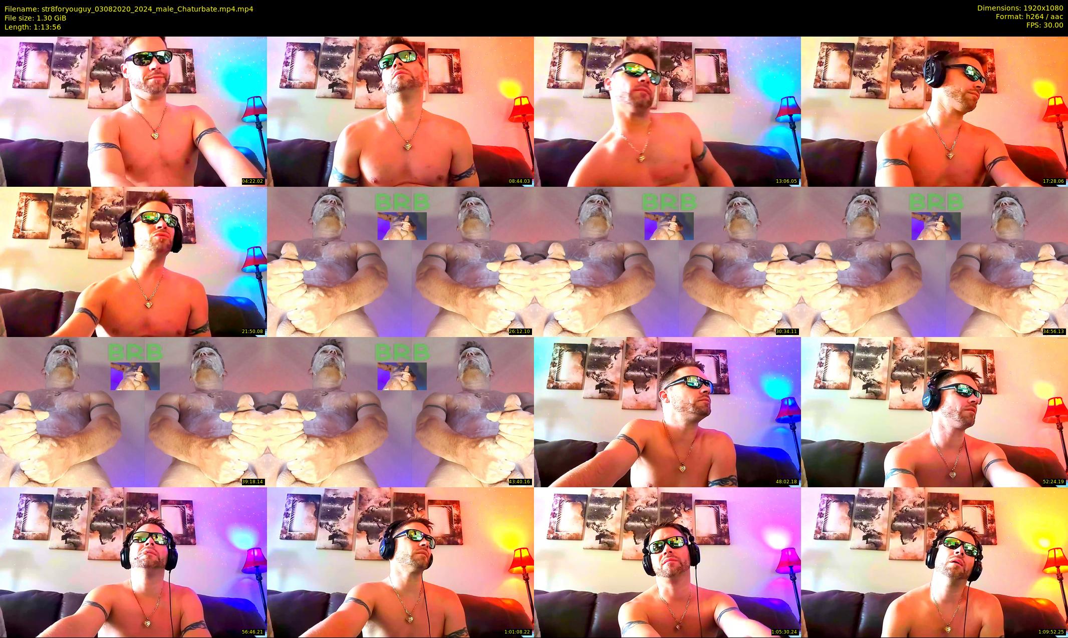 str8foryouguy — 74 minute Chaturbate male cam show recording, 1080p, Aug 3, 2020