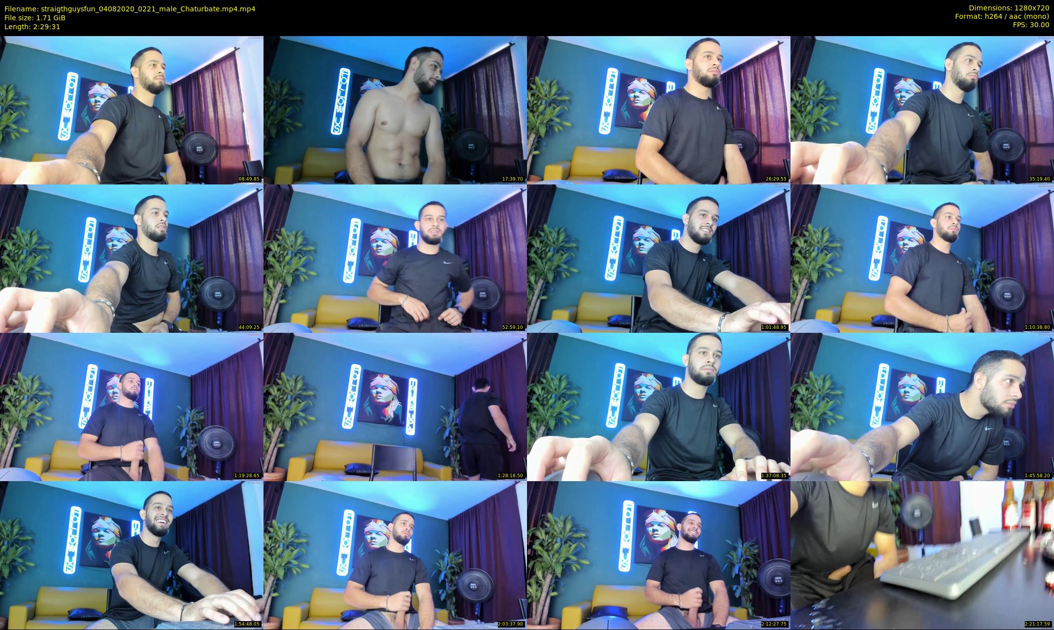 straigthguysfun — 150 minute Chaturbate male cam show recording, 720p, Aug 4, 2020