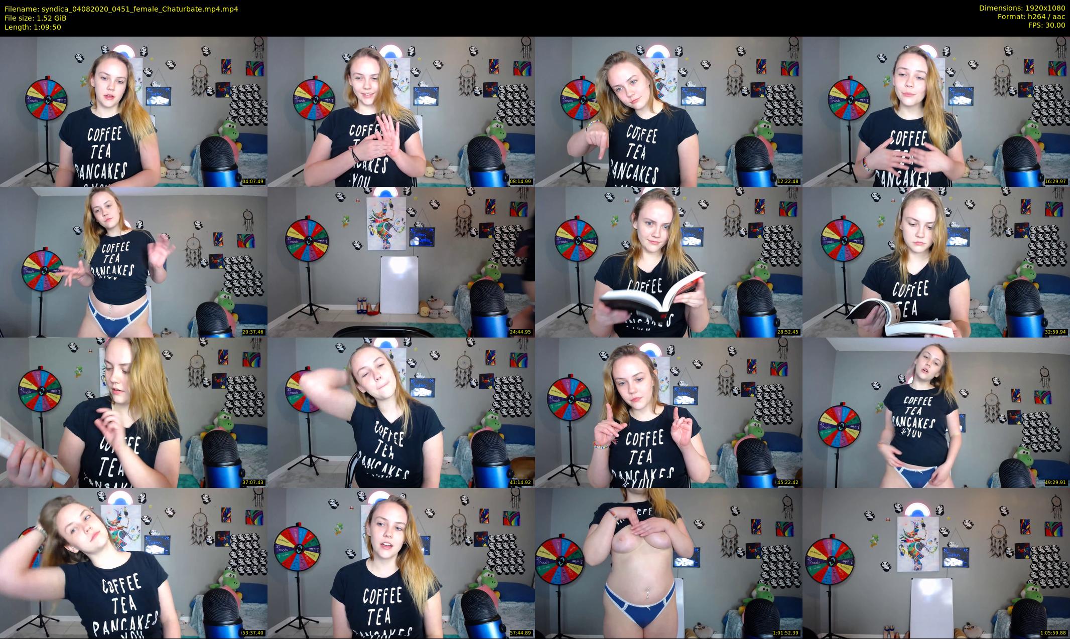 syndica — 70 minute Chaturbate female cam show recording, 1080p, Aug 4, 2020