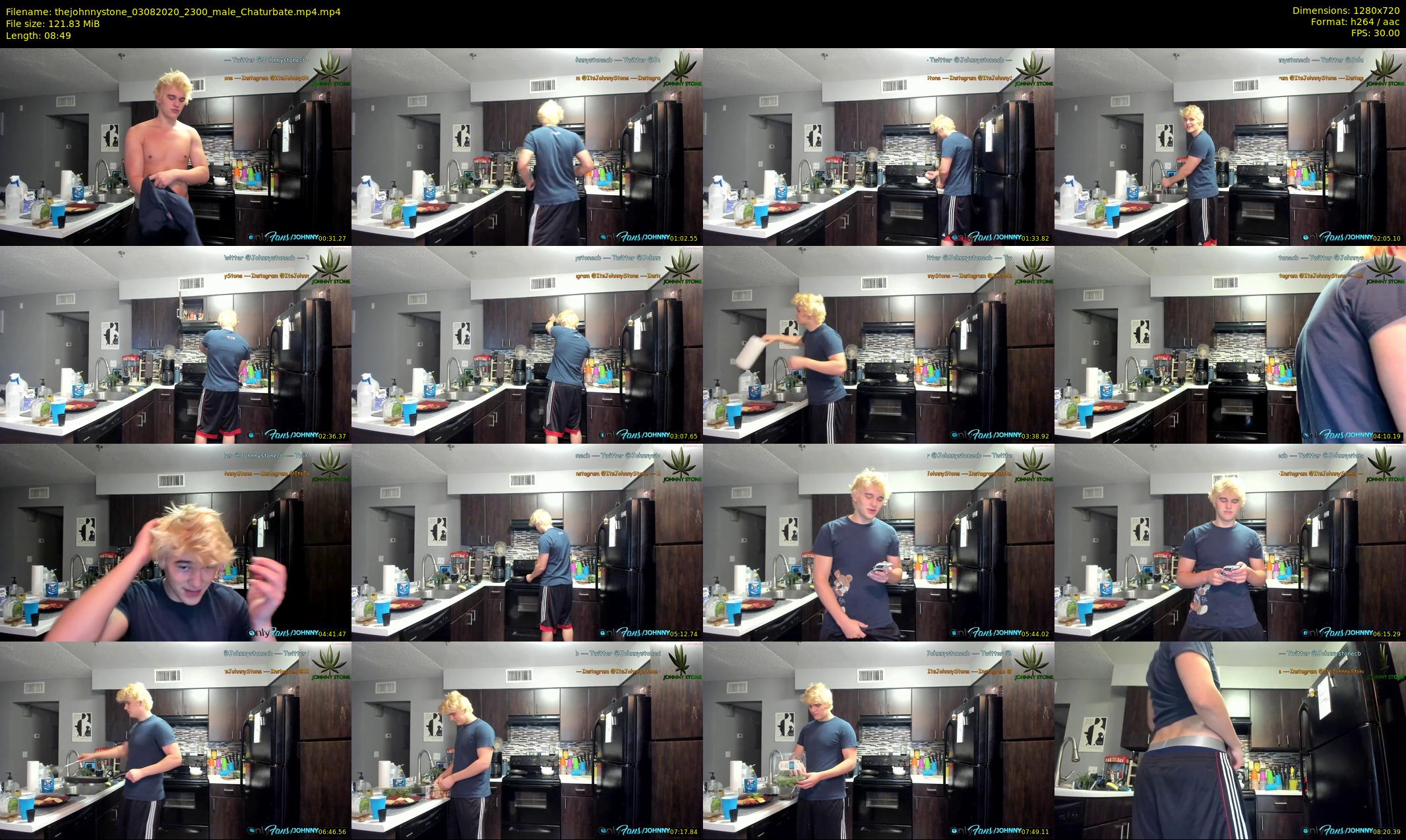 thejohnnystone — 9 minute Chaturbate male cam show recording, 720p, Aug 3, 2020