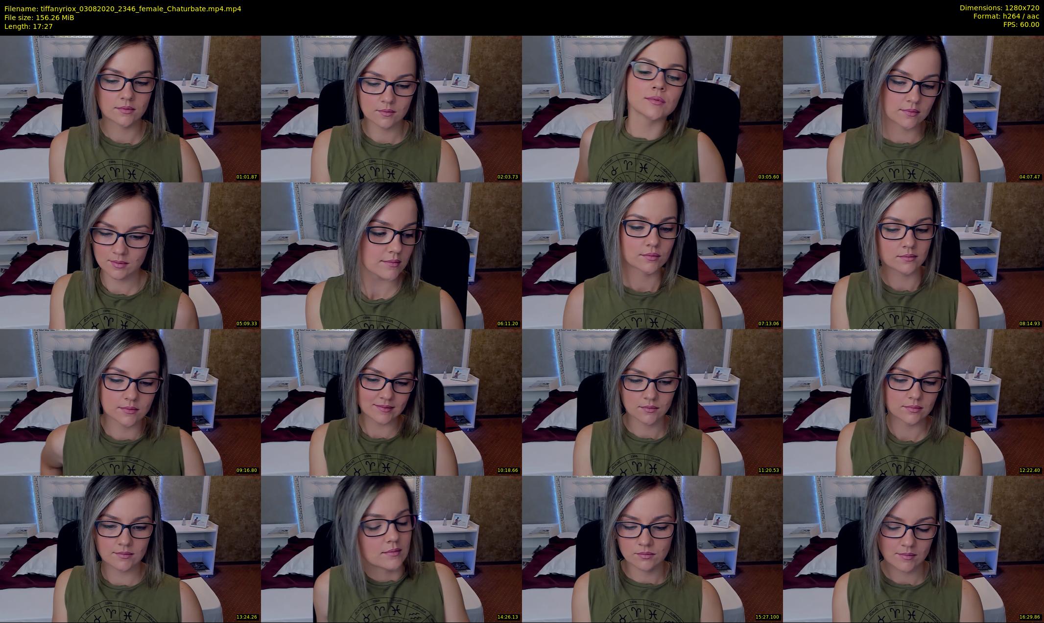 tiffanyriox — 18 minute Chaturbate female cam show recording, 720p, Aug 3, 2020