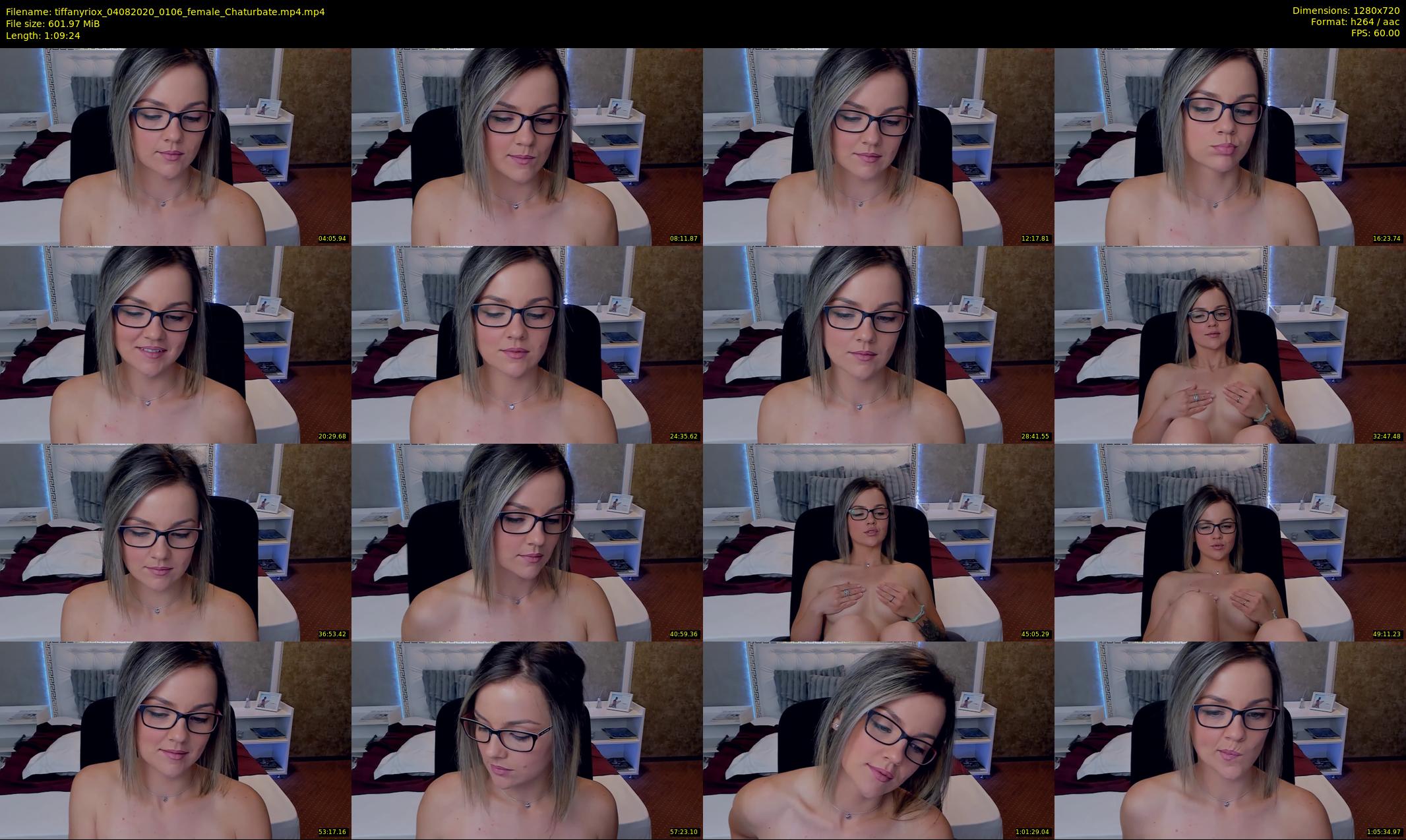tiffanyriox — 70 minute Chaturbate female cam show recording, 720p, Aug 4, 2020