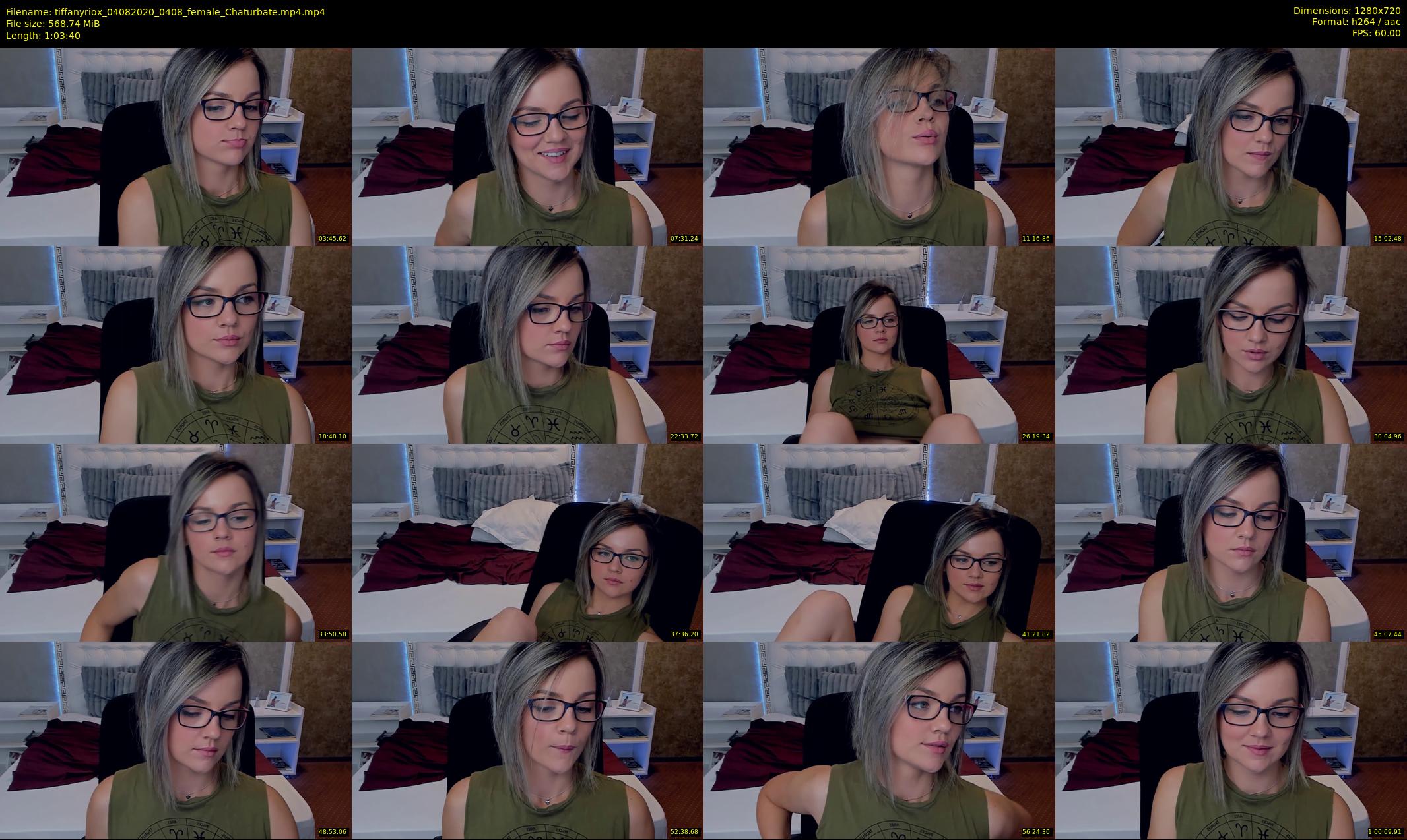 tiffanyriox — 64 minute Chaturbate female cam show recording, 720p, Aug 4, 2020