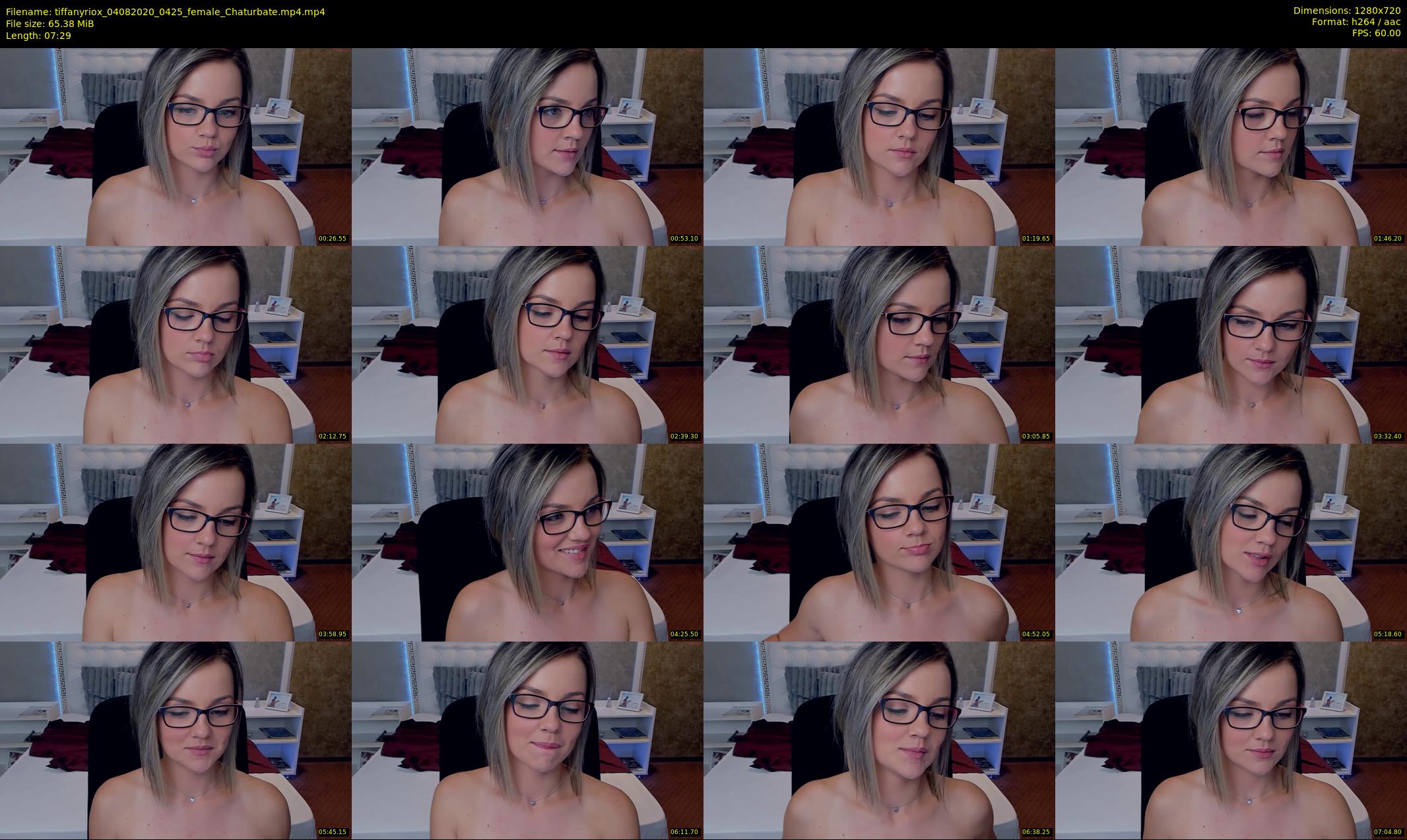 tiffanyriox — 8 minute Chaturbate female cam show recording, 720p, Aug 4, 2020