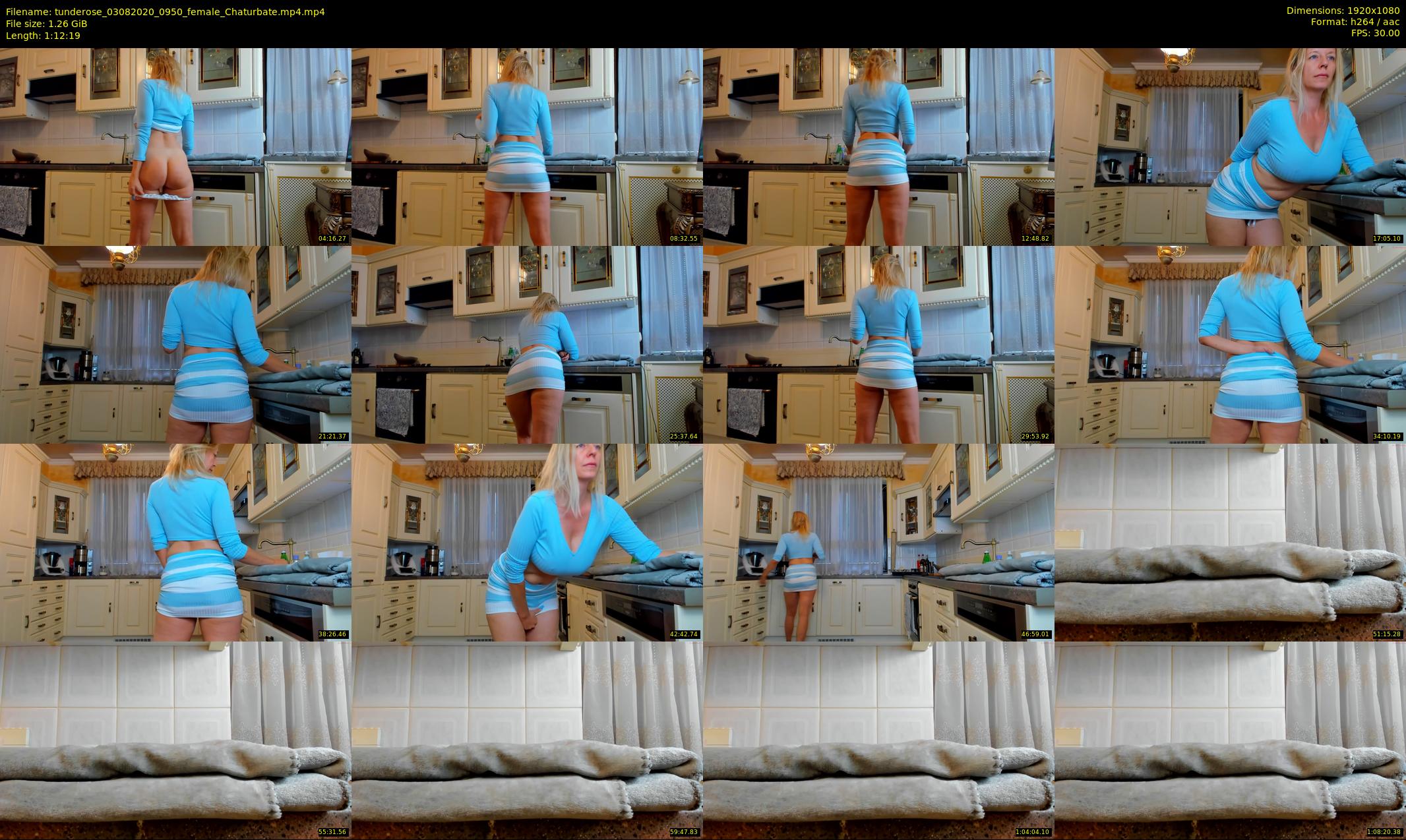 tunderose — 73 minute Chaturbate female cam show recording, 1080p, Aug 3, 2020