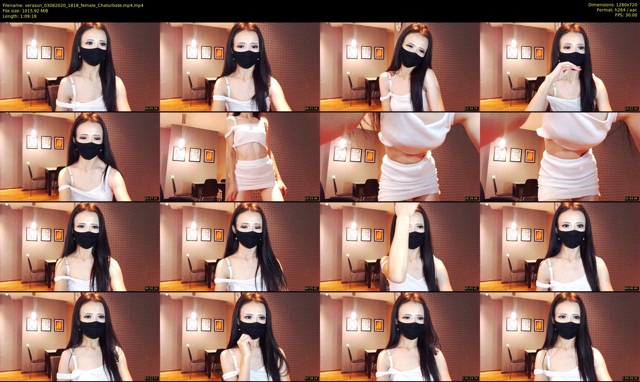 verasun — 70 minute Chaturbate female cam show recording, 720p, Aug 3, 2020
