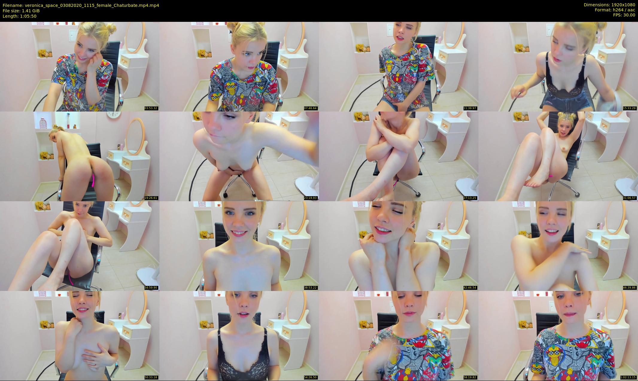 veronica_space — 66 minute Chaturbate female cam show recording, 1080p, Aug 3, 2020