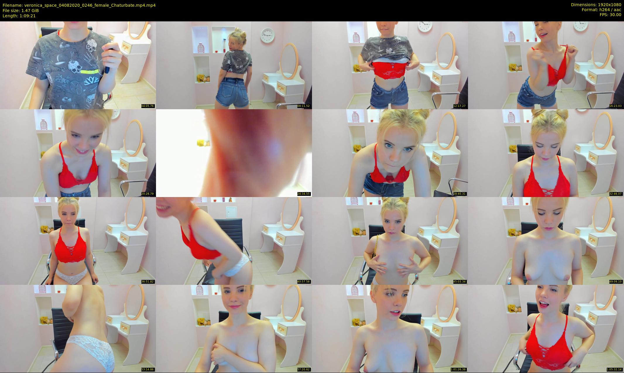 veronica_space — 70 minute Chaturbate female cam show recording, 1080p, Aug 4, 2020