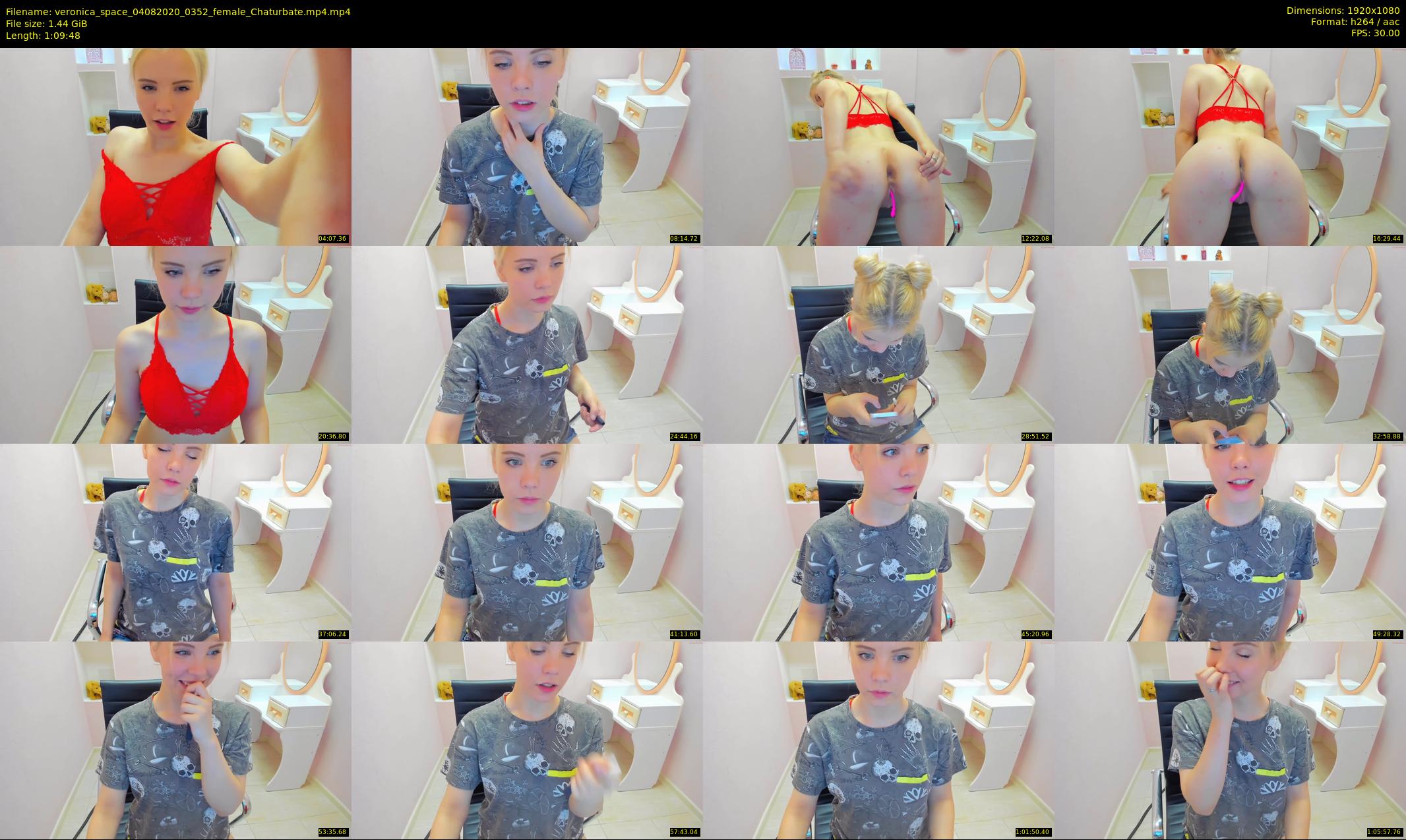 veronica_space — 70 minute Chaturbate female cam show recording, 1080p, Aug 4, 2020